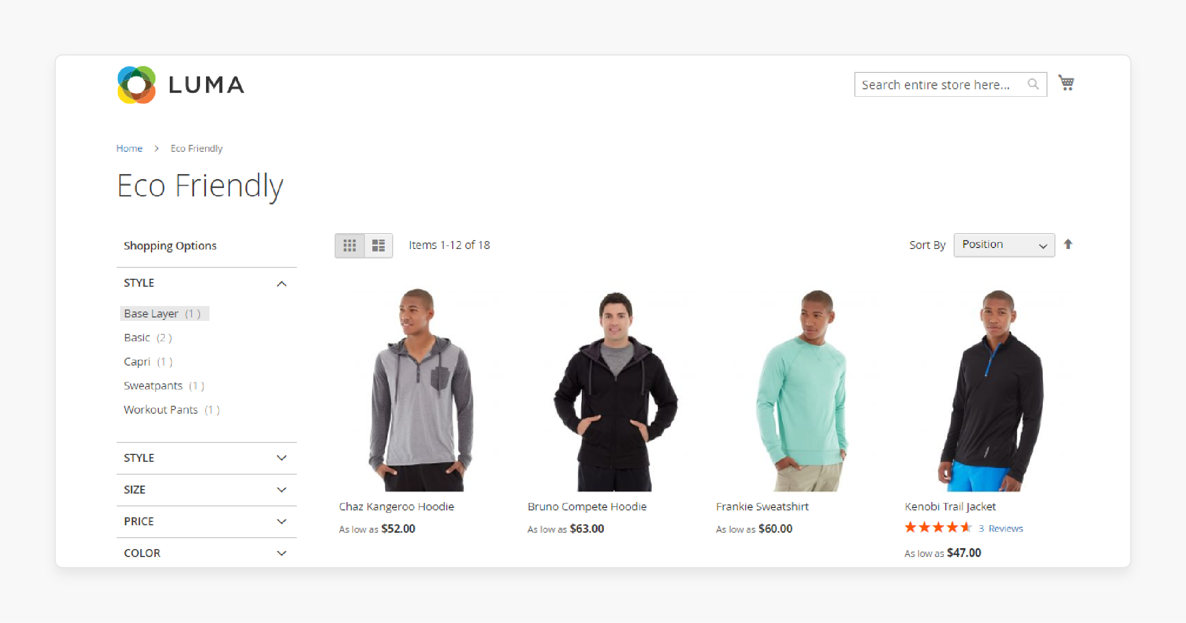 dropdown single-select options for Magento 2 product filters