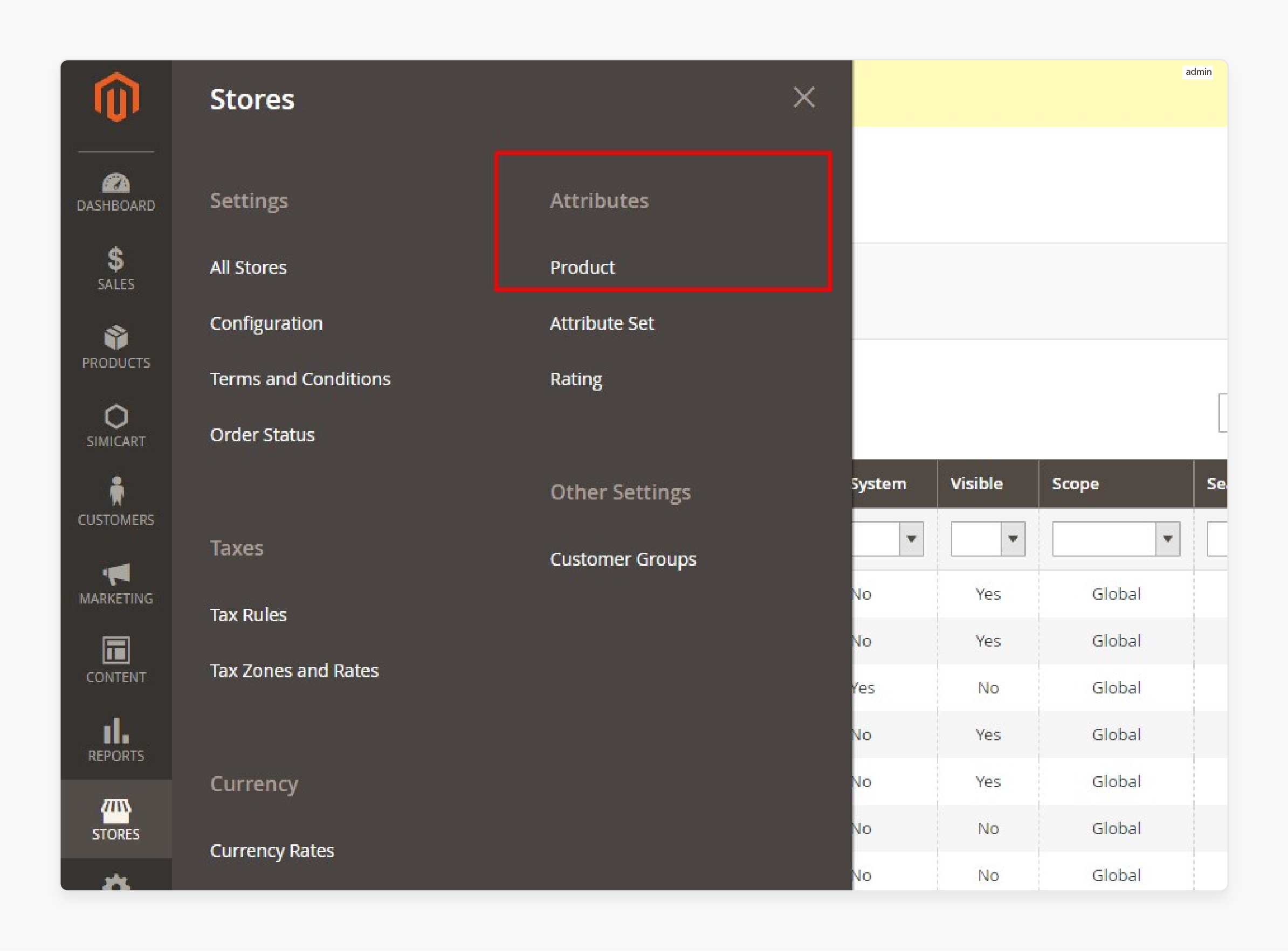 Magento 2 attribute setup for filterable options in product search