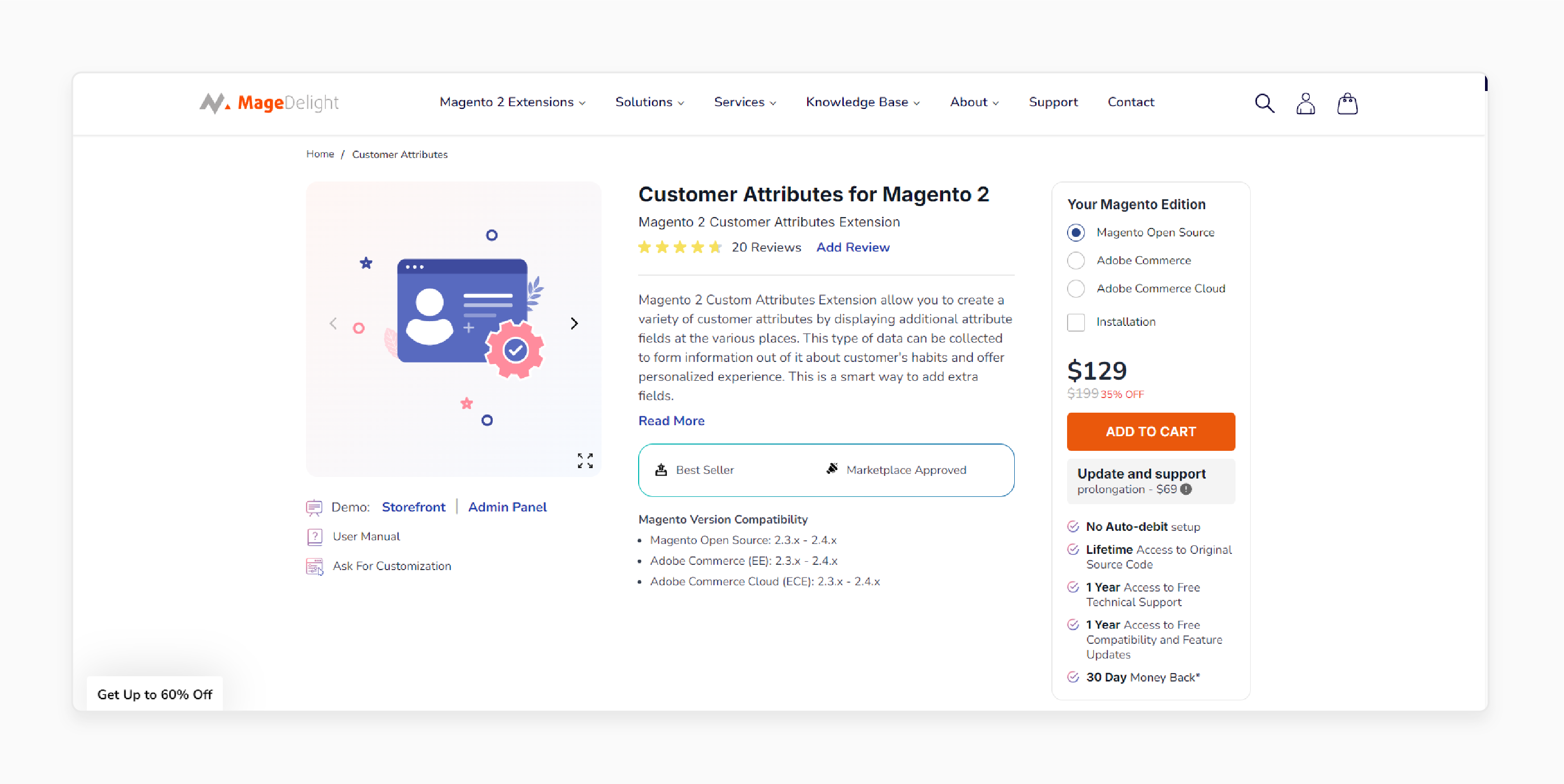 customer attribute Magento 2 Extension by MageDelight for enhanced customer data