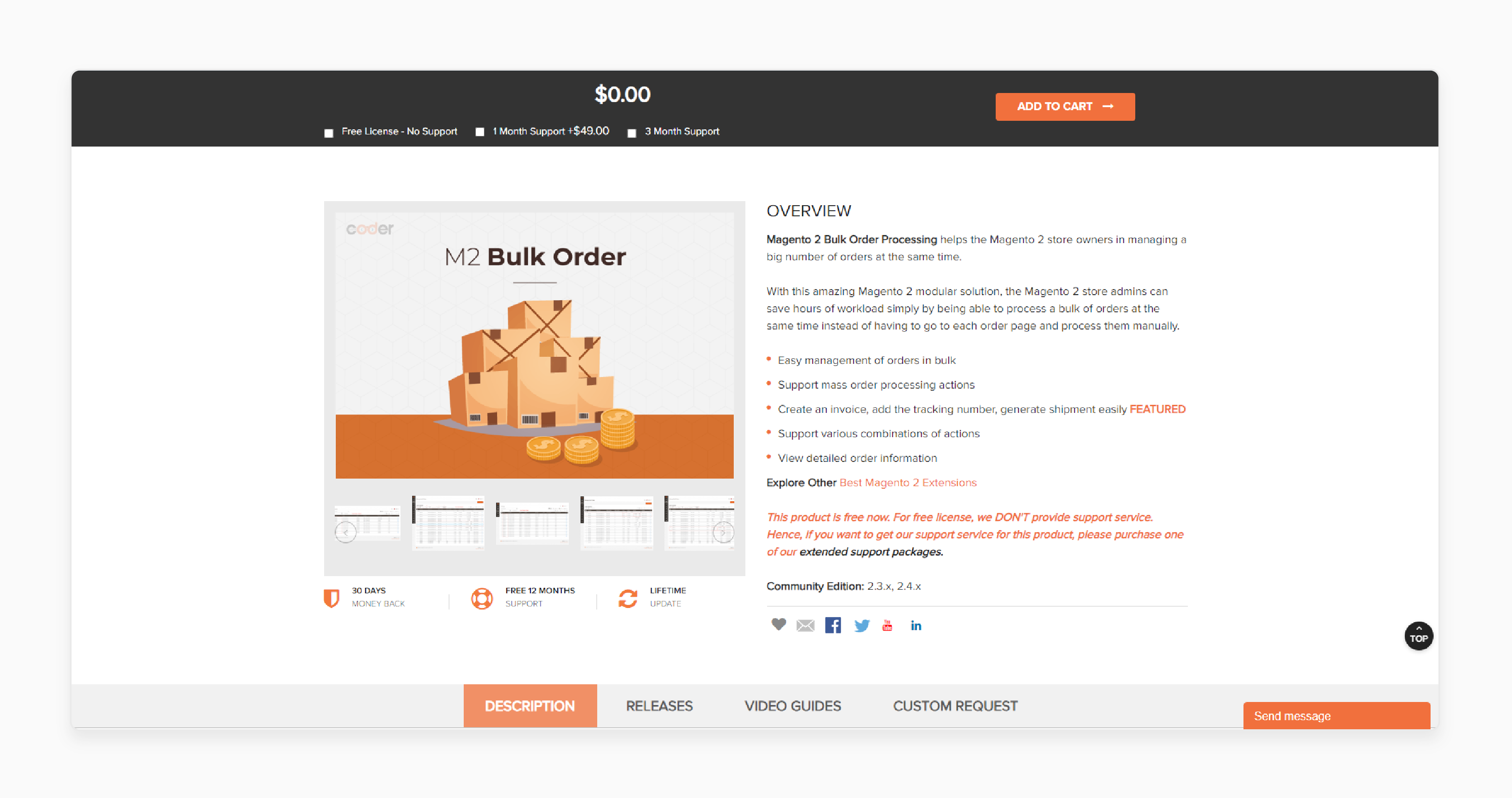 Magento 2 Bulk Order Processing Landofcoder