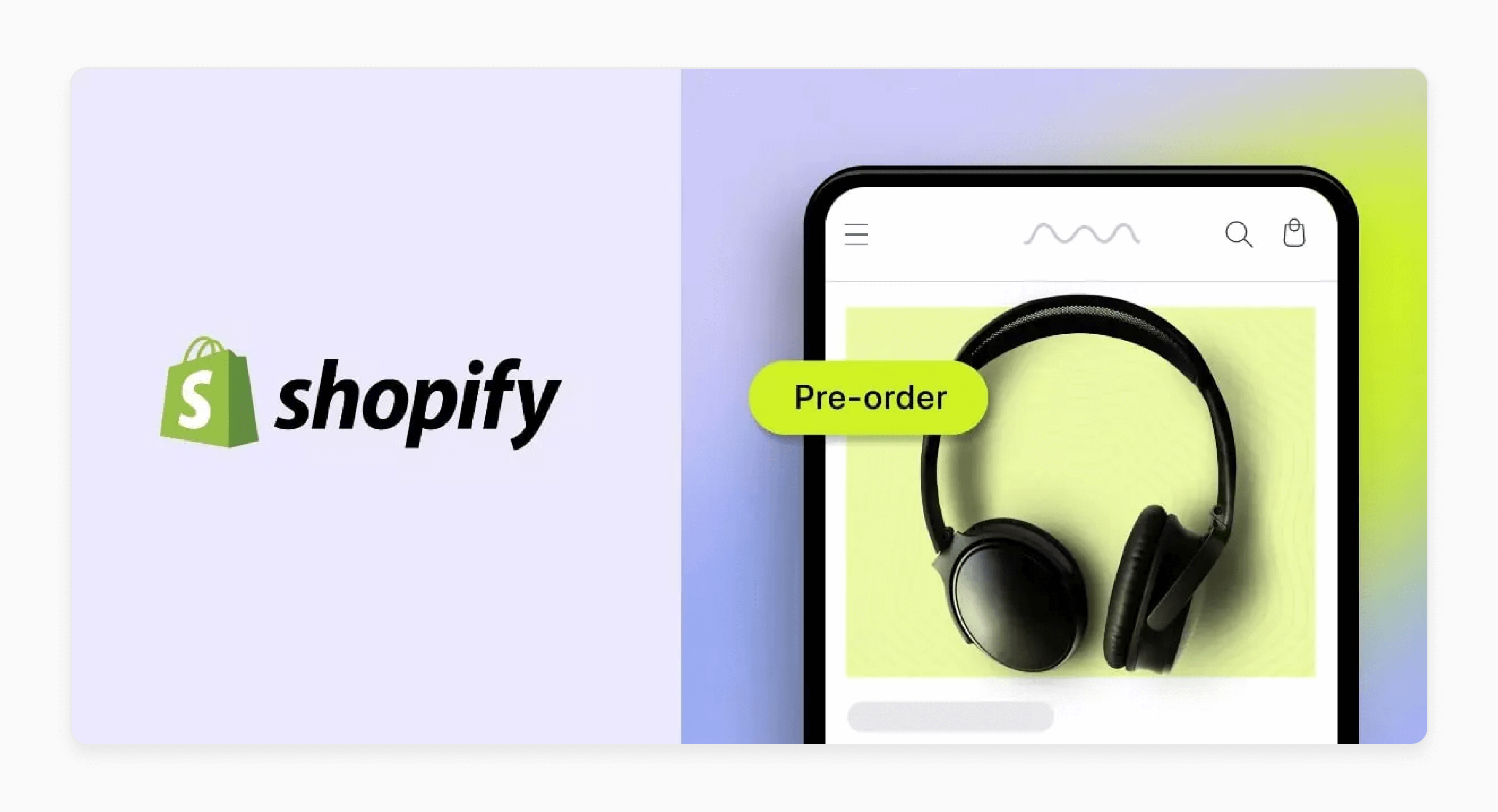 Shopify pre-order feature