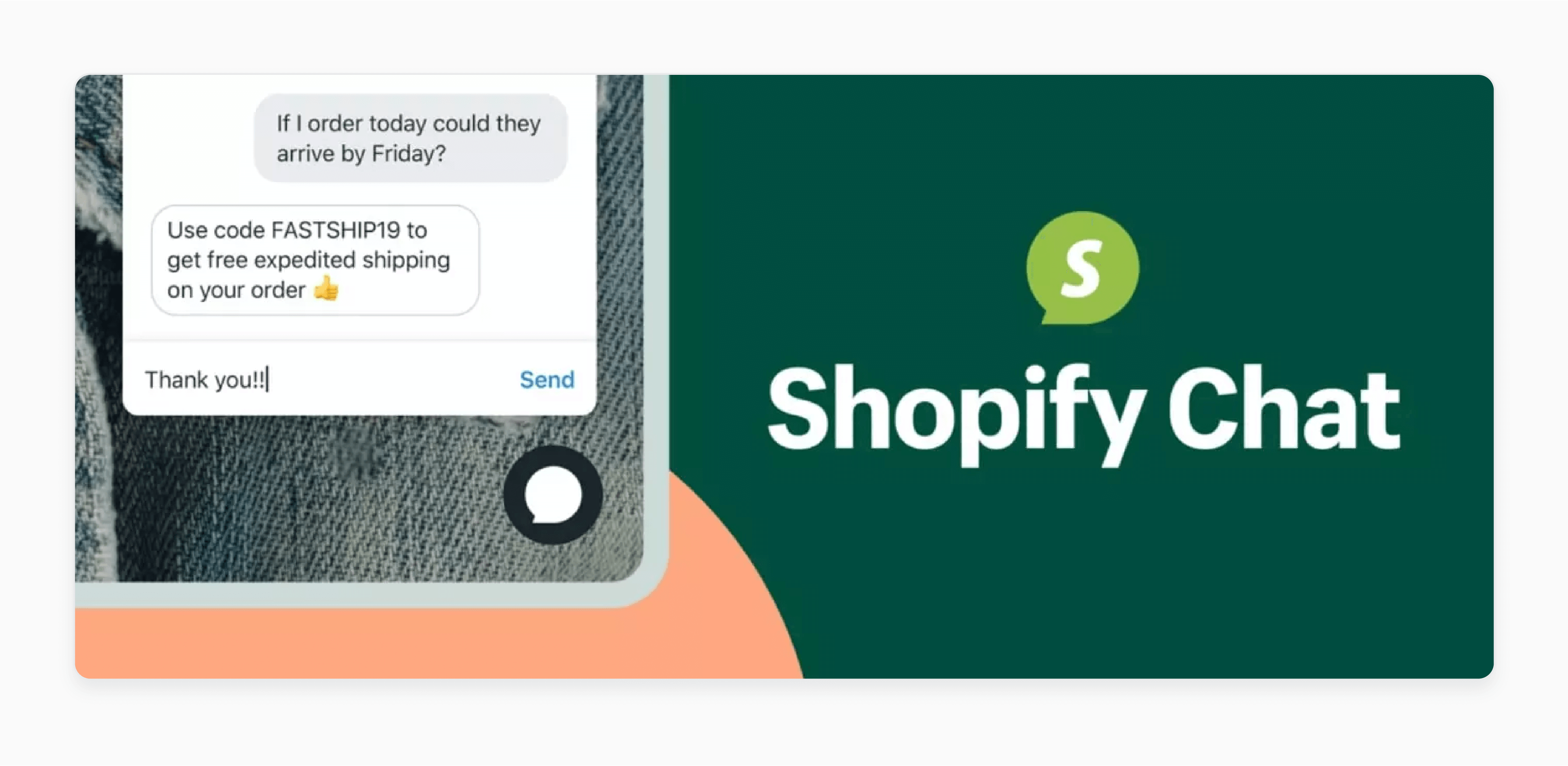 Shopify Shop Chat feature