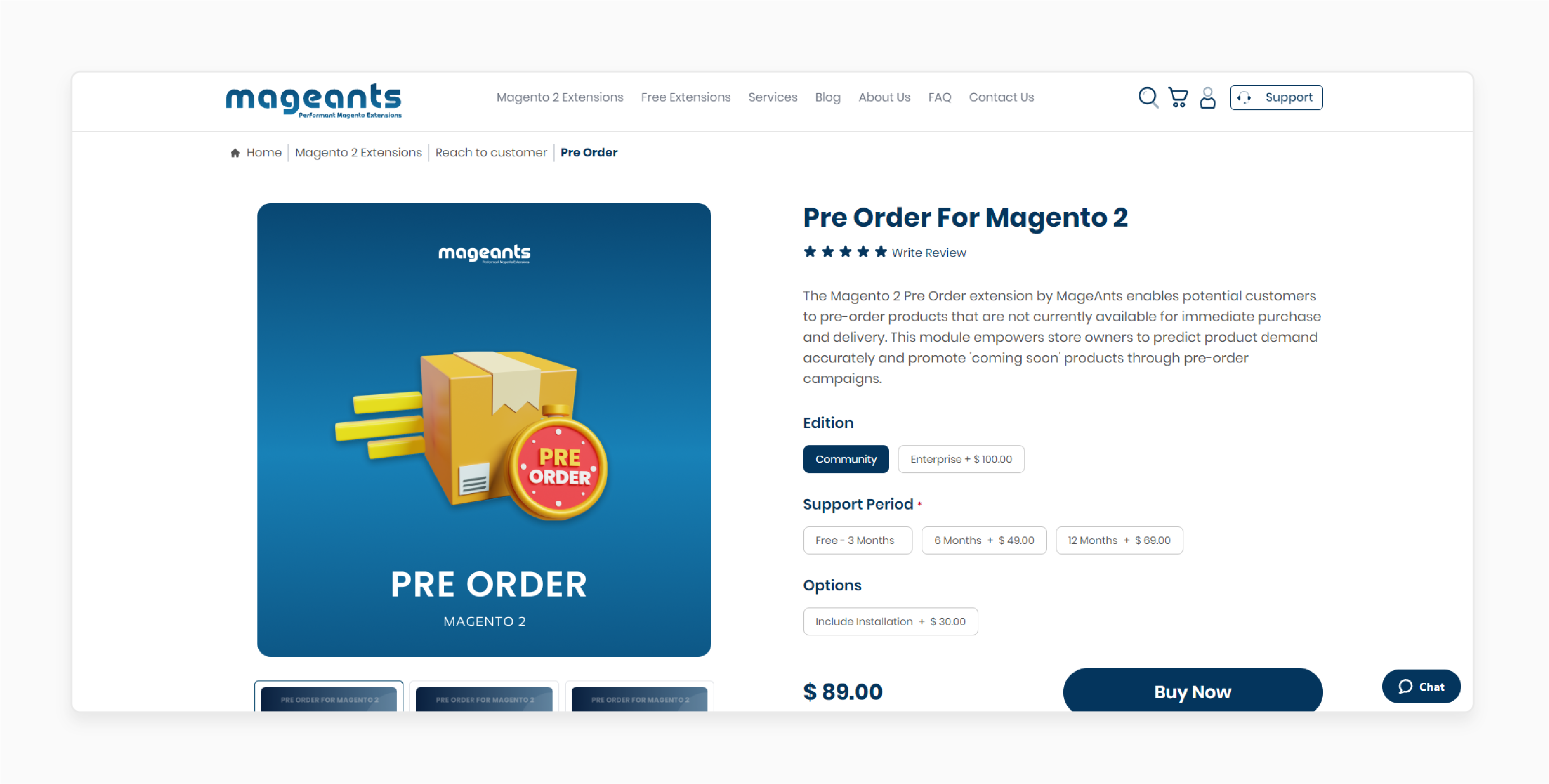 Magento 2 pre-Order extension by MageAnts for managing pre-orders of upcoming products