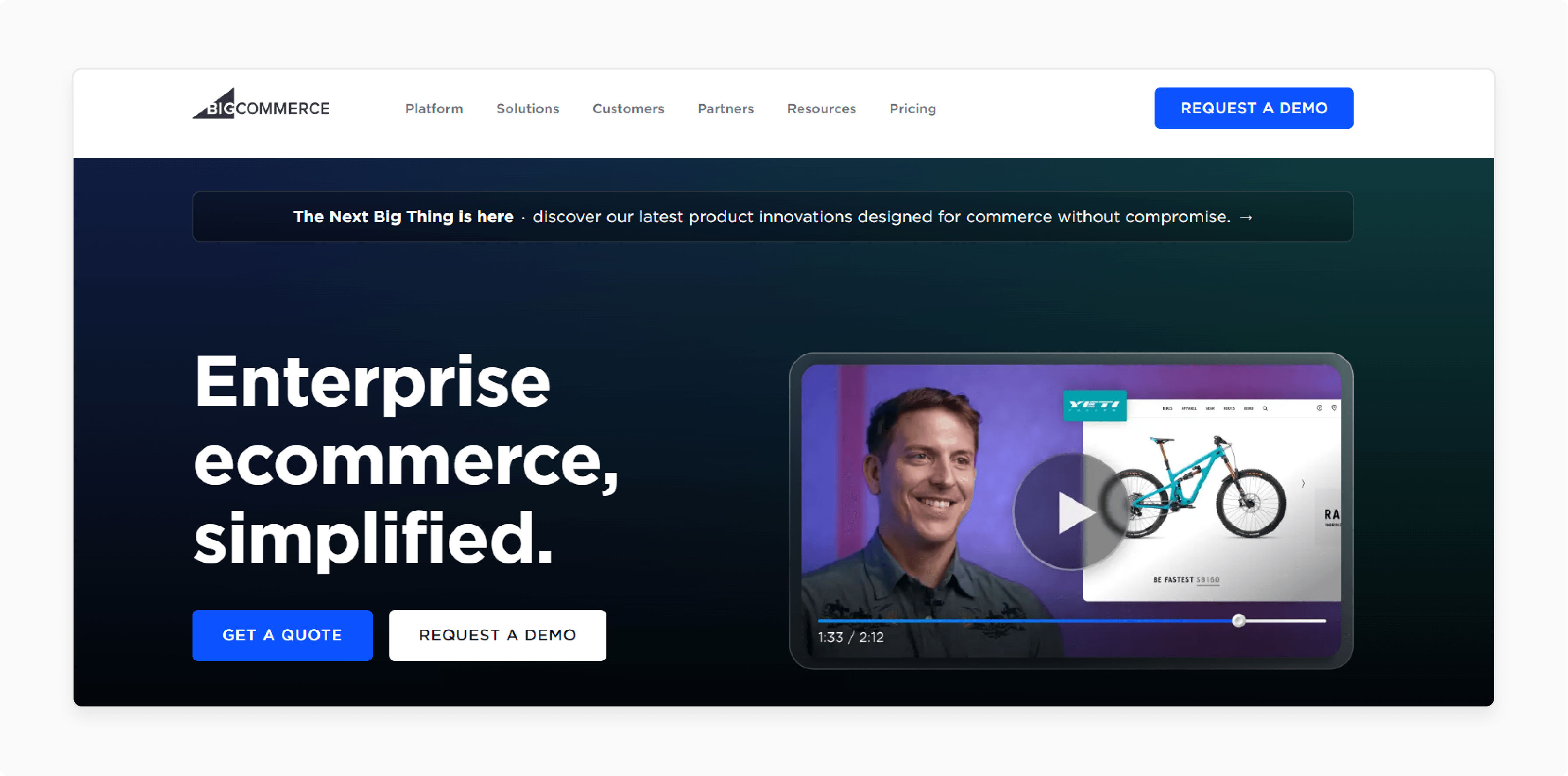 Managed WooCommerce Hosting: BigCommerce