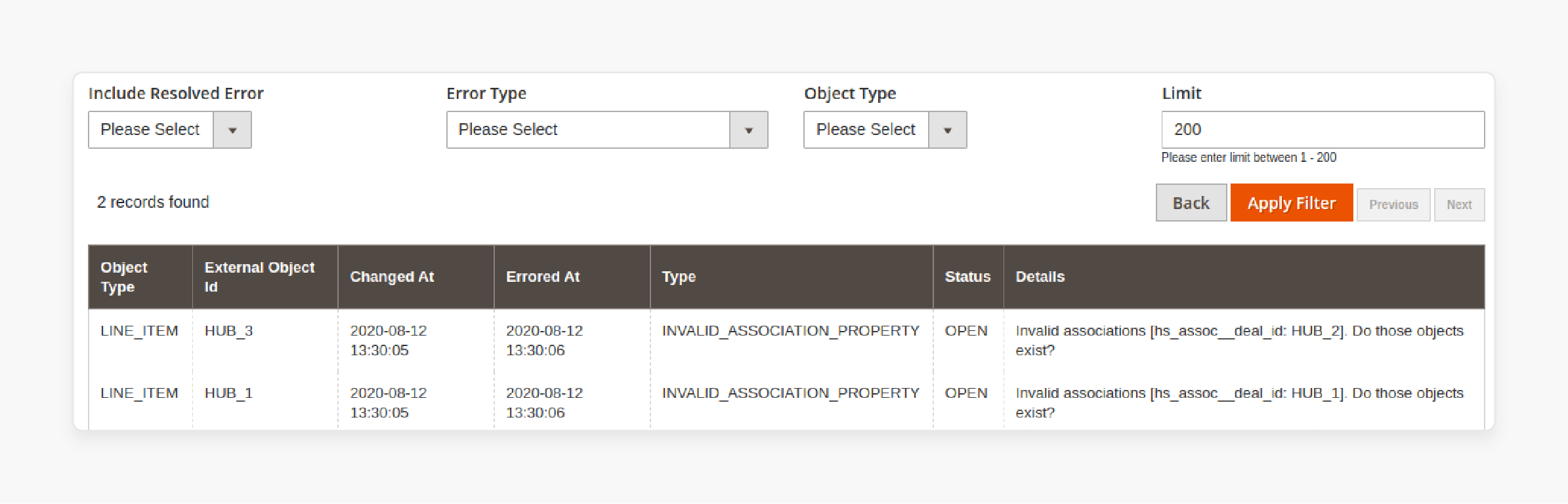 Monitor Error Logs for HubSpot Magento Integration