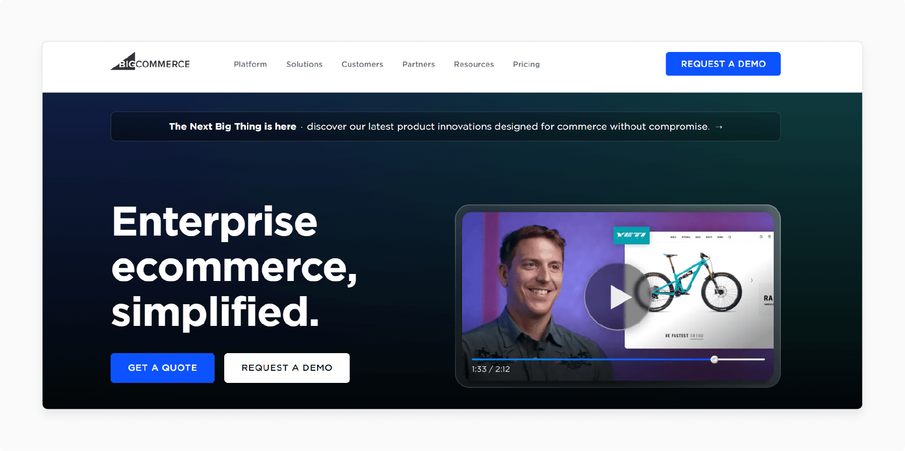 BigCommerce hosting for growing businesses