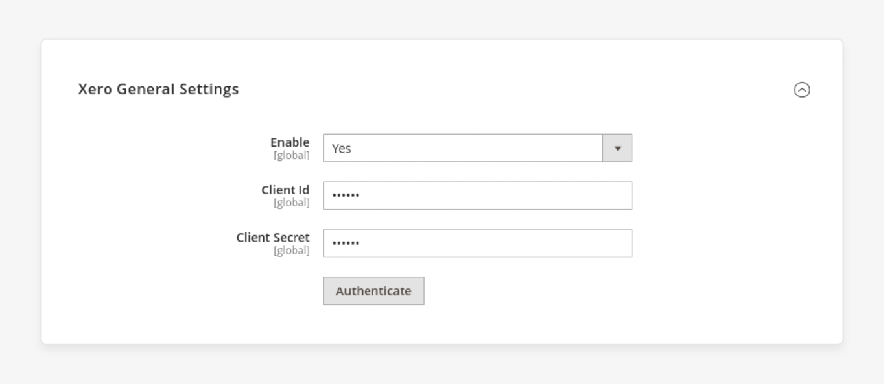 Enable the Magento 2 Xero Integration connector