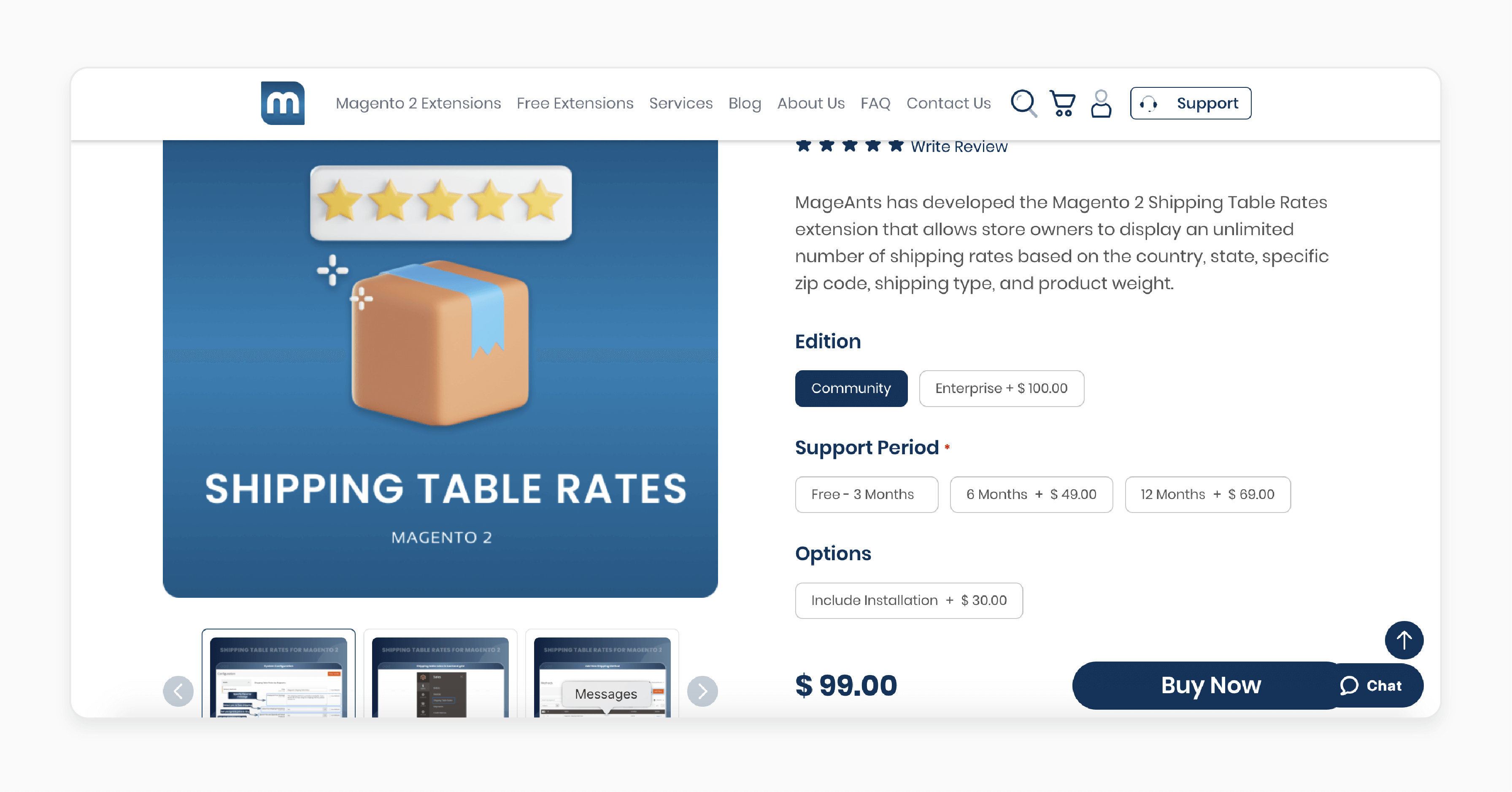 MageAnts Magento 2 Table Rates Generators