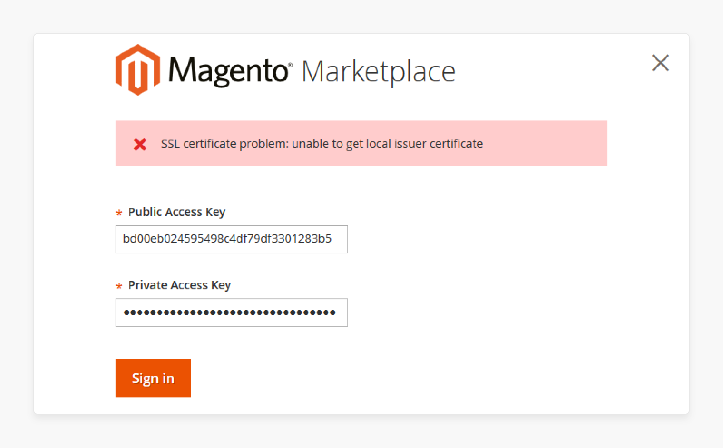 SSL Certificate Magento 2 Integration Not Secure Issue