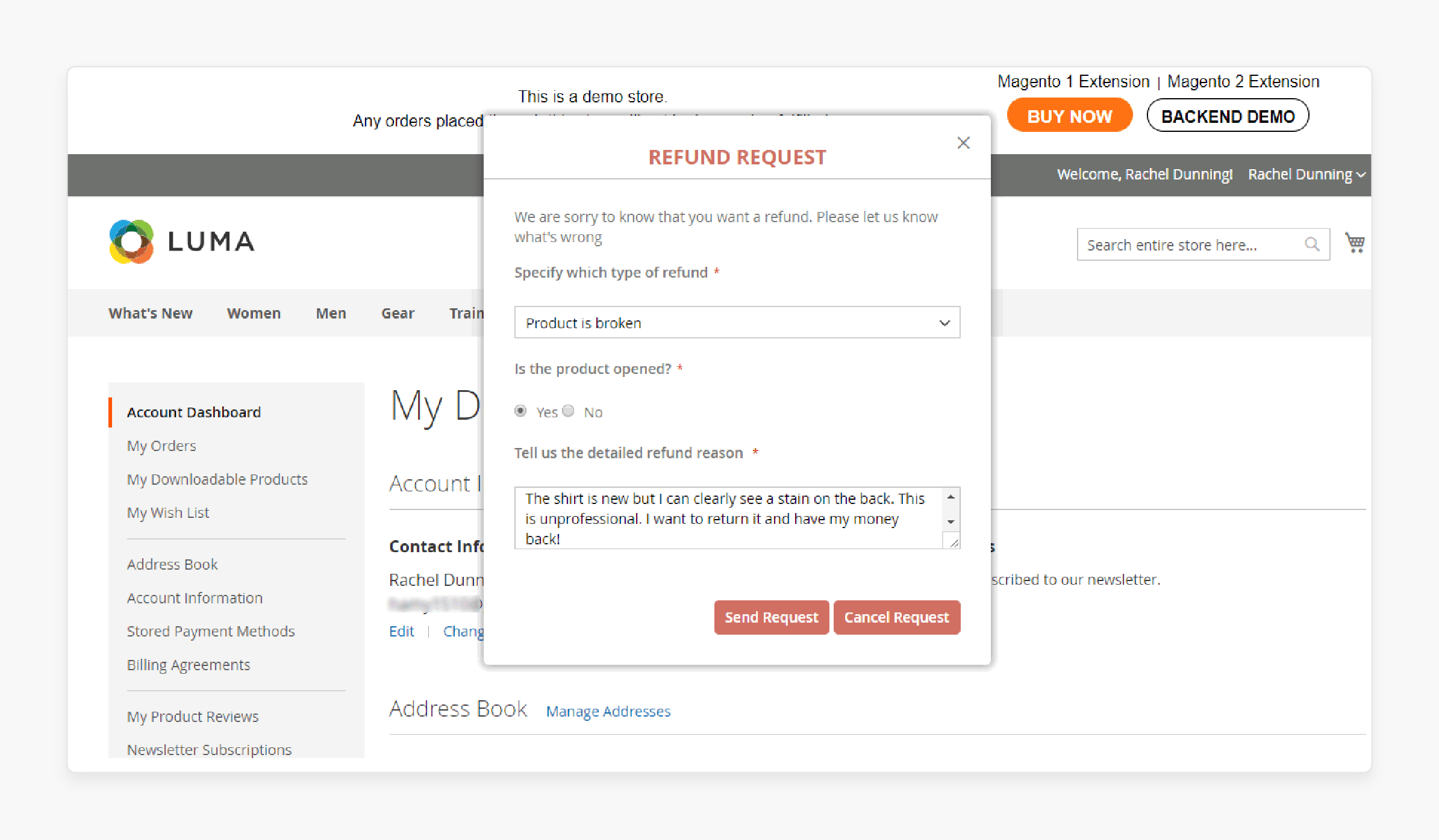 Easy Refund Management in Magento 2 Cybersource Secure Acceptance Extension