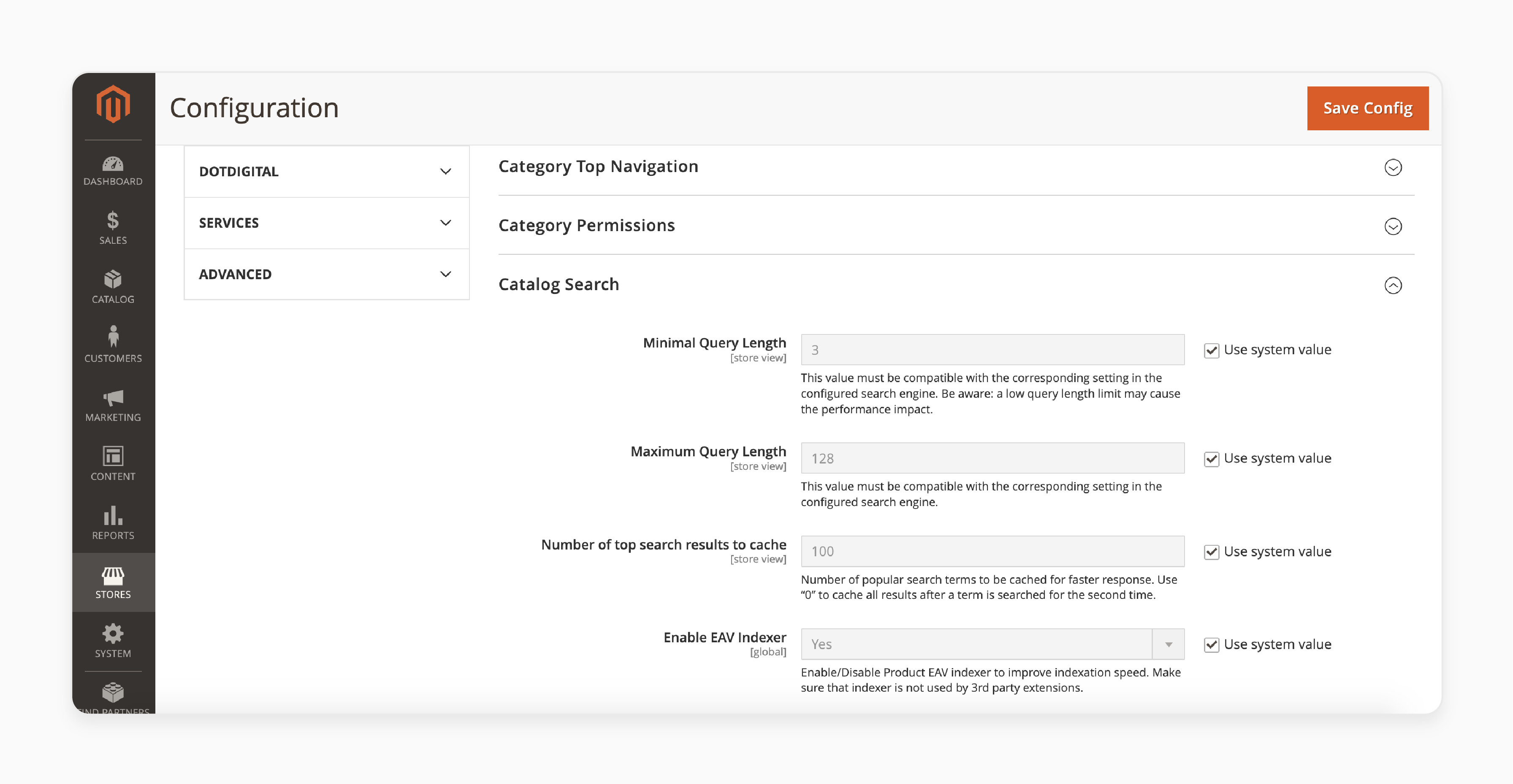 minimal query length configuration in Magento 2 for improving search result accuracy