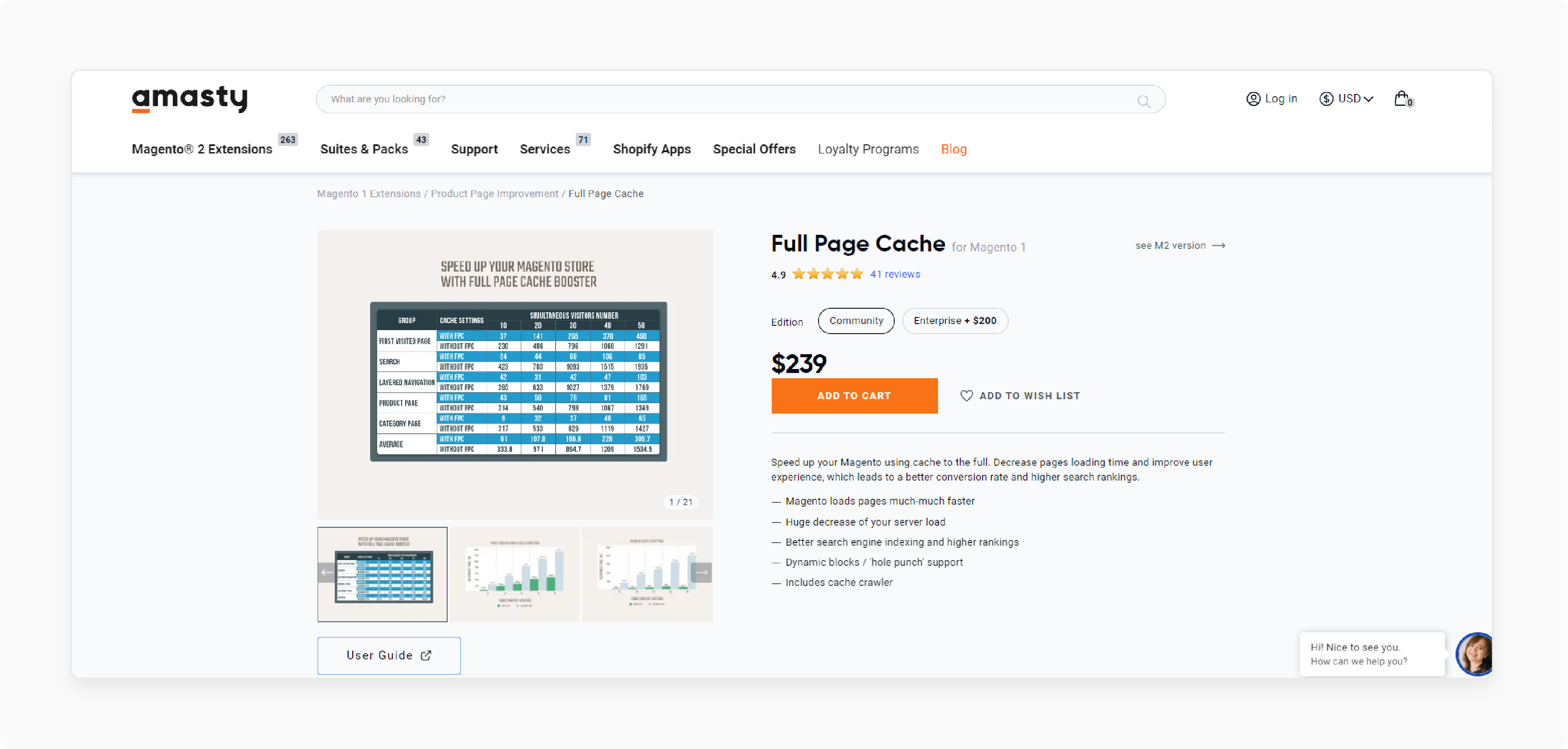 Full Page Cache Warmer for Magento 1 by Amasty