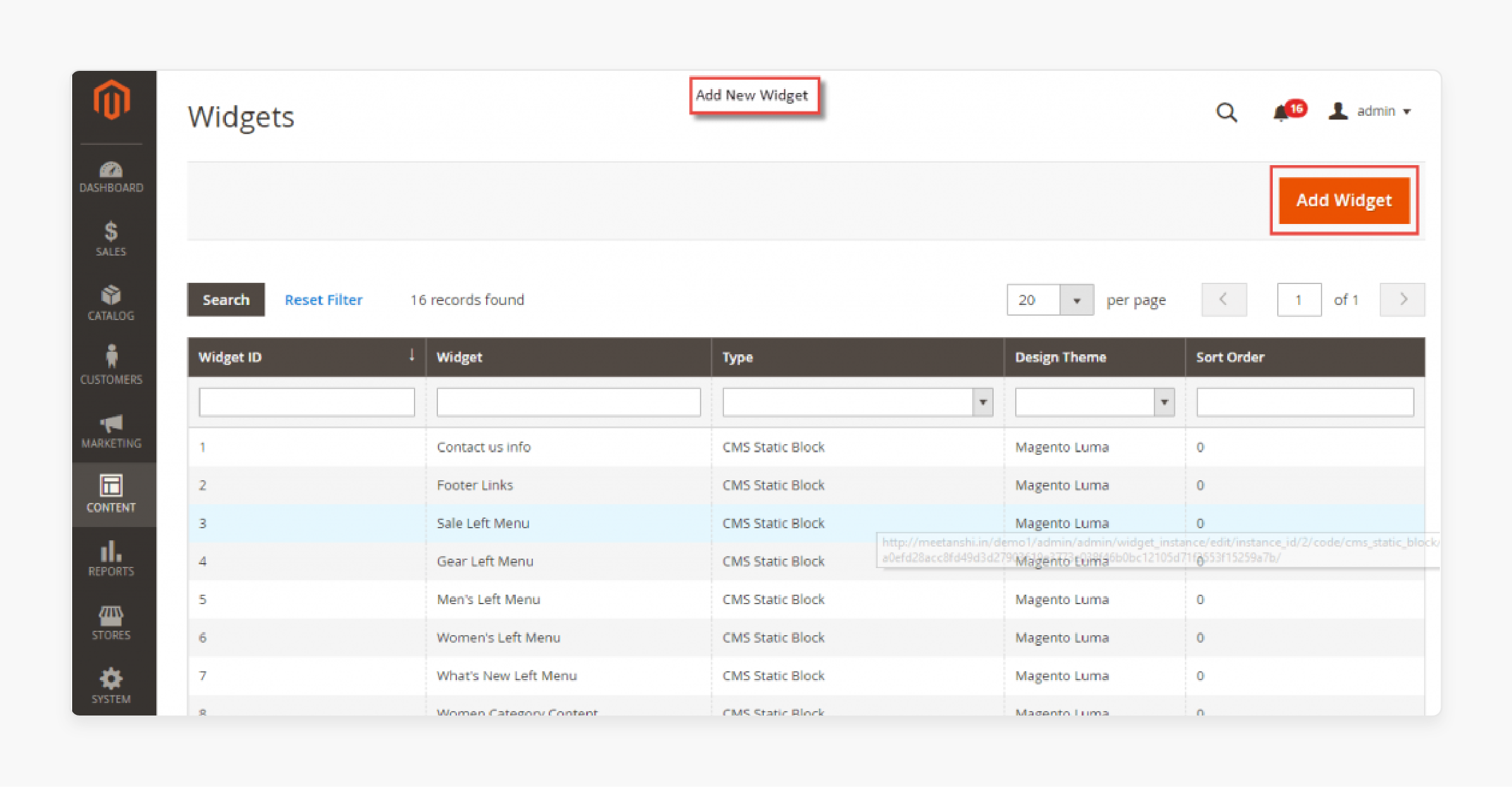 Adding New Widget in Magento 2 Recently Viewed Products