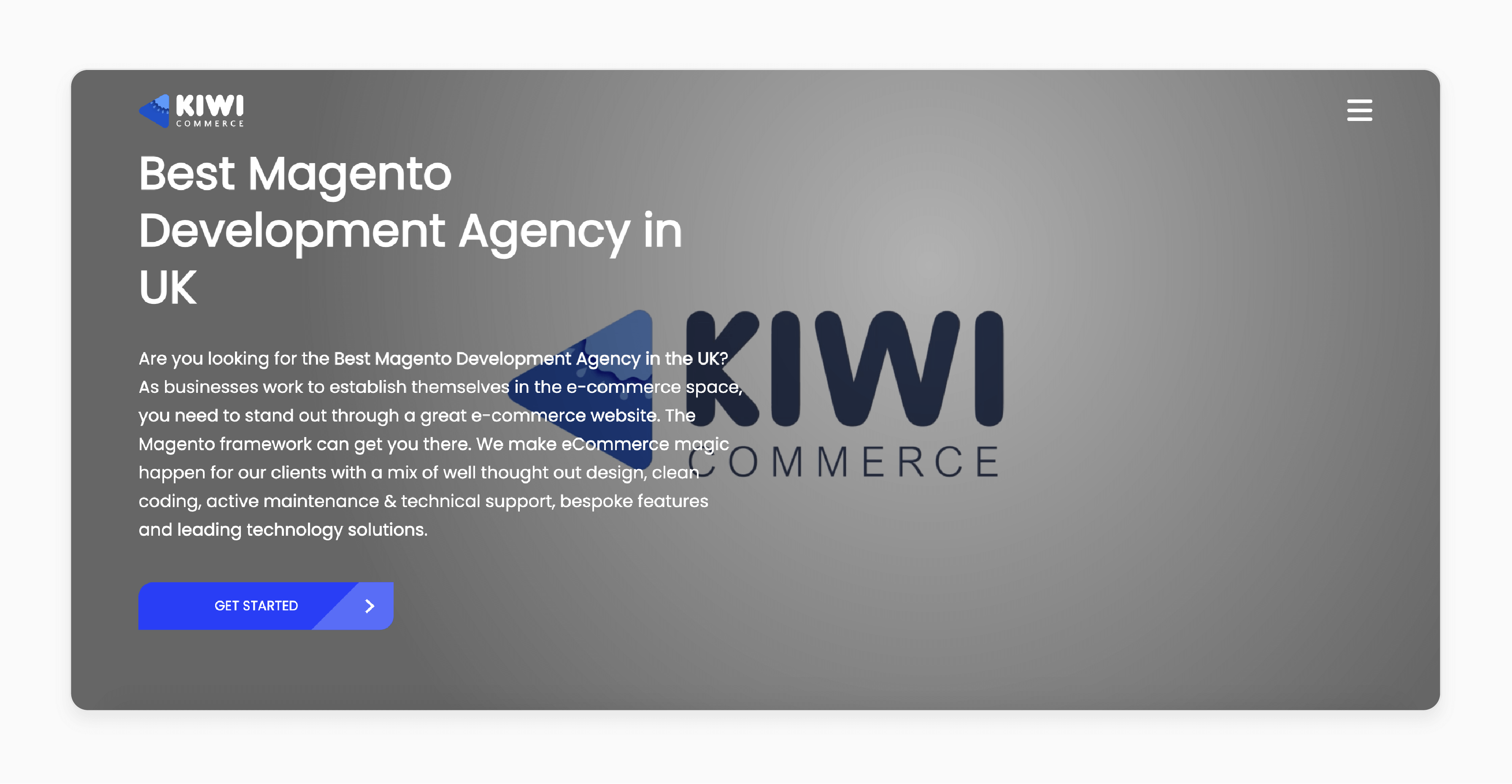 Kiwi Commerce Magento solutions Manchester