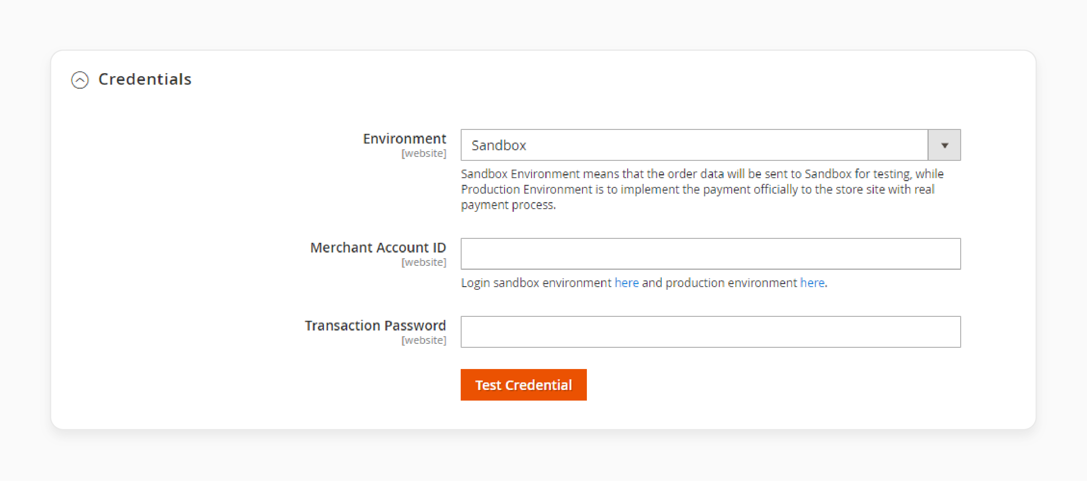 Set up the Magento 2 securepay payment extension environment