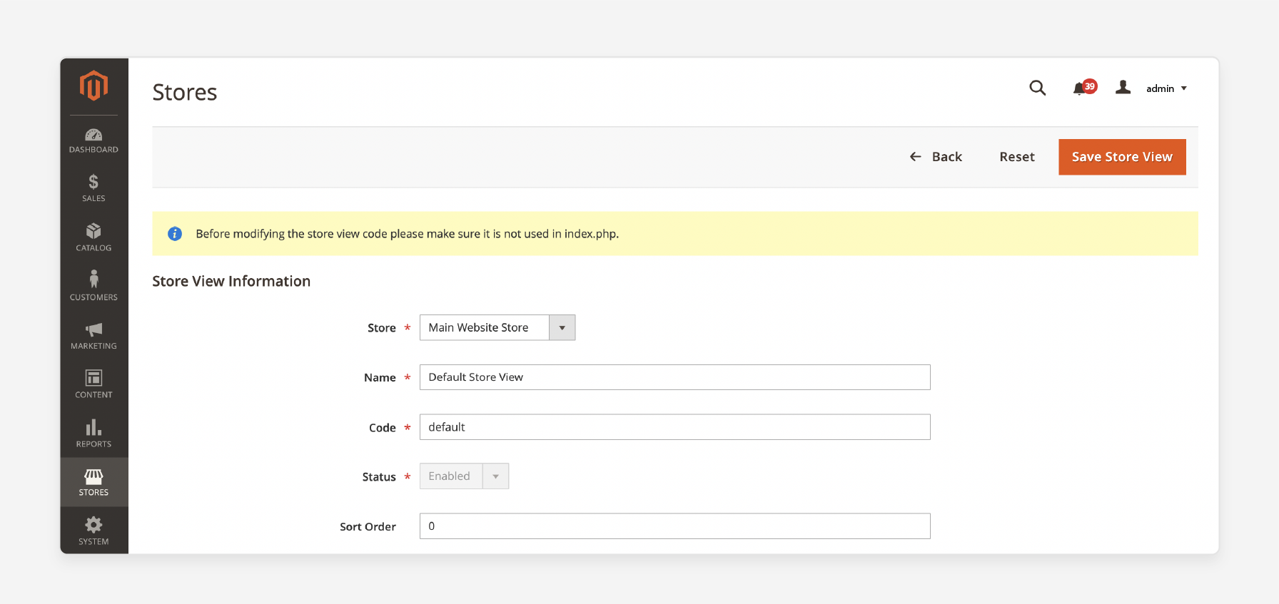 Assigning Root Categories to Stores