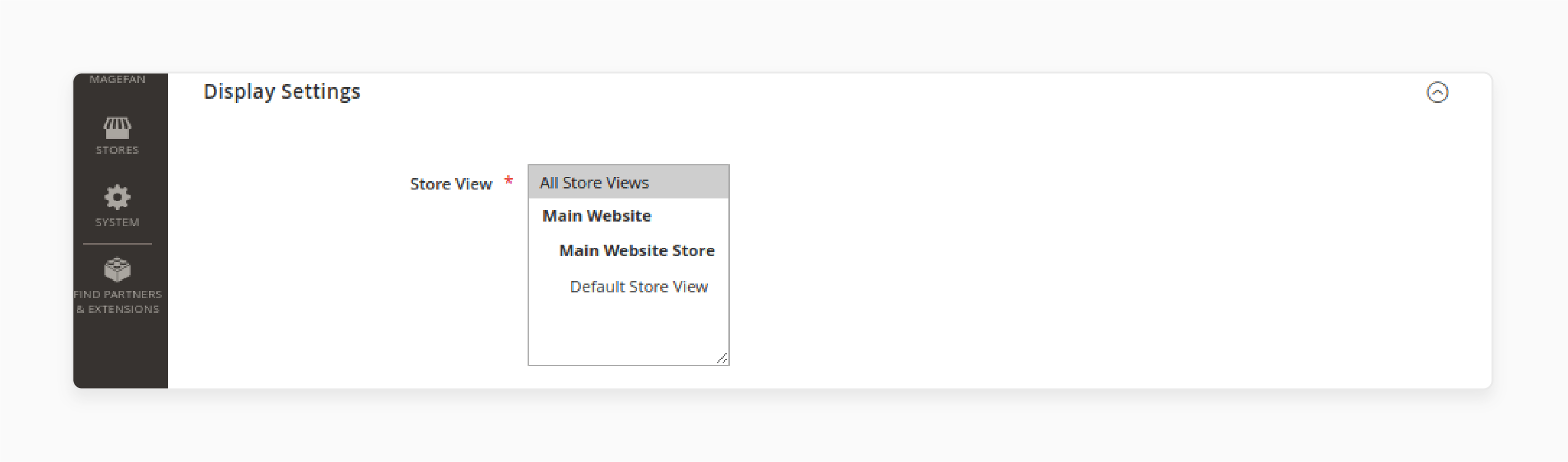 Assigning store views for SEO