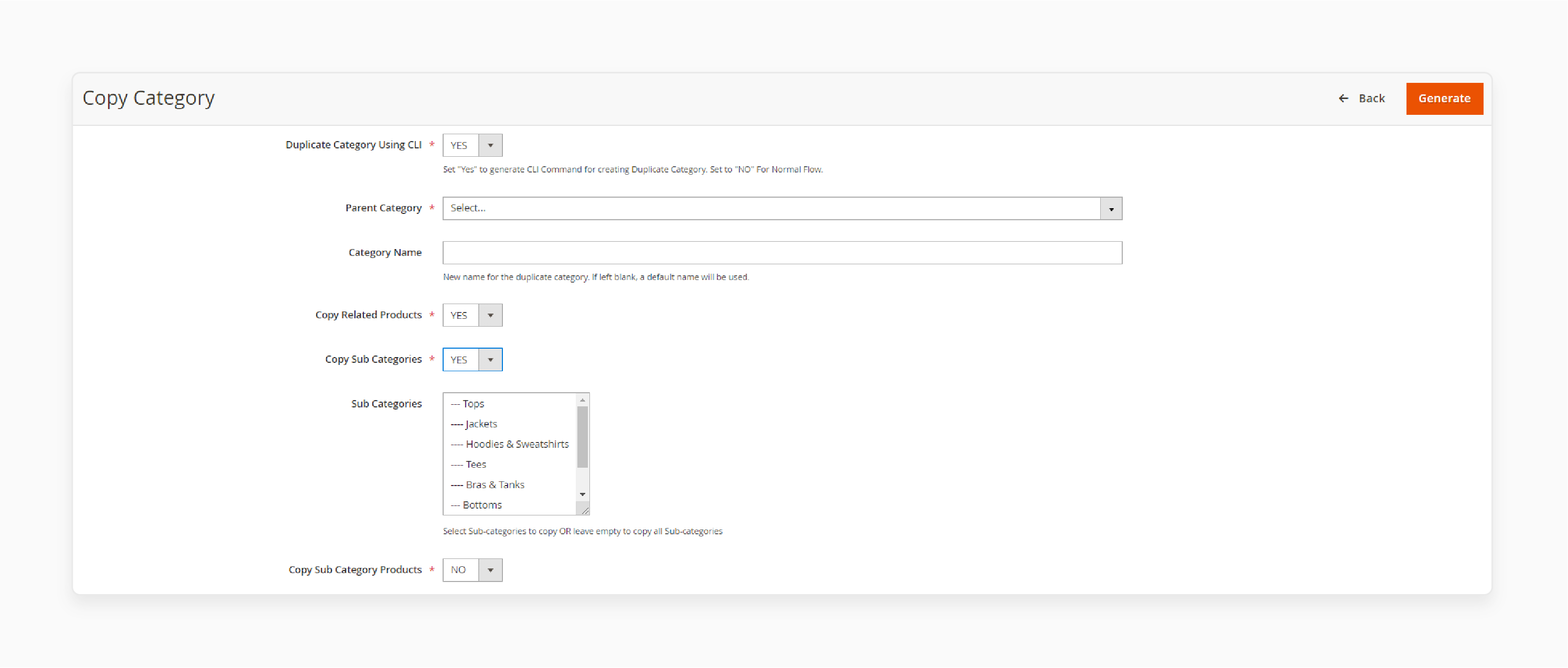 Configuring Product Copy Related Duplication Settings in Magento 2