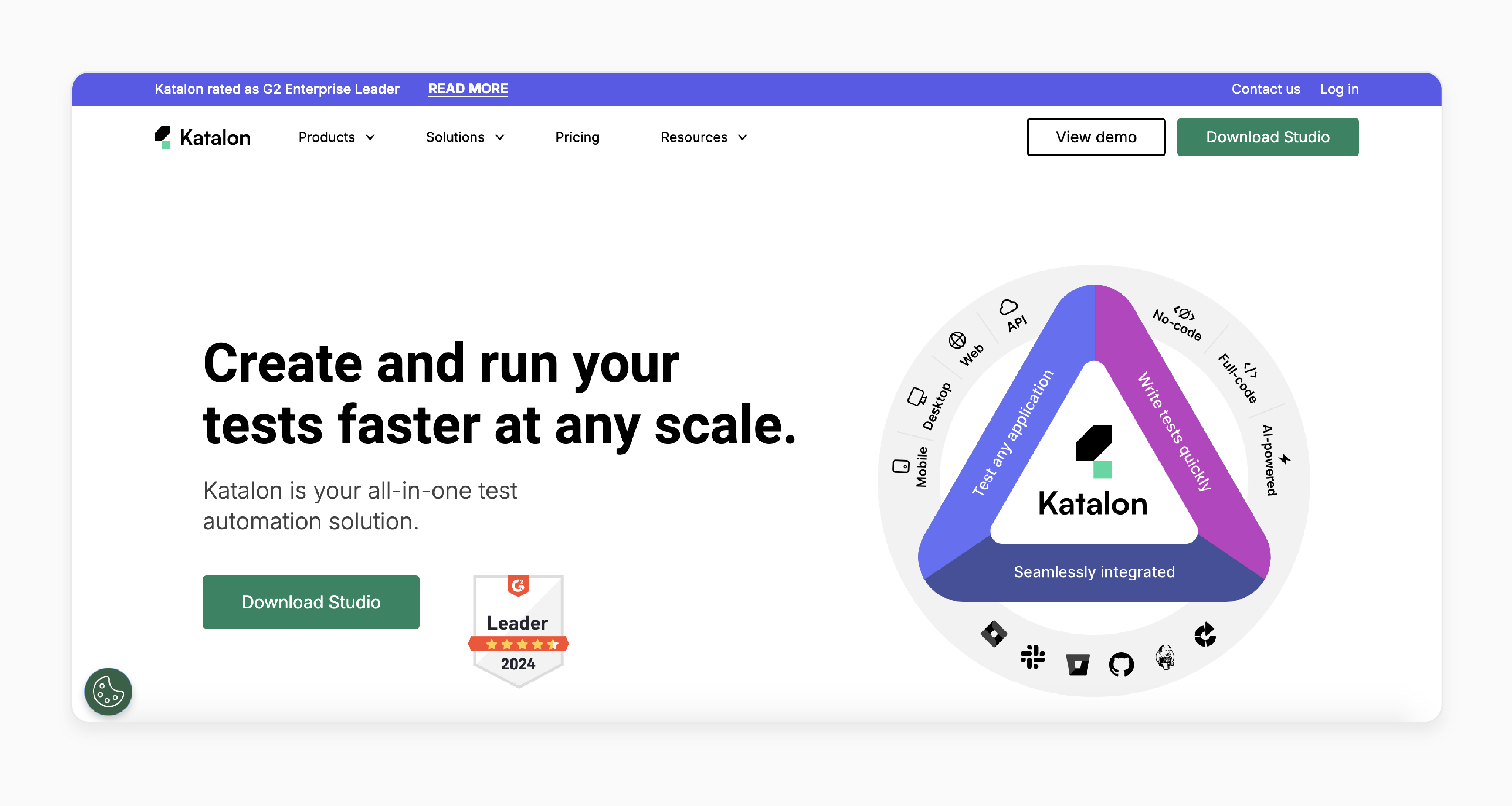 Katalon tool used for automating functional tests in Magento 2