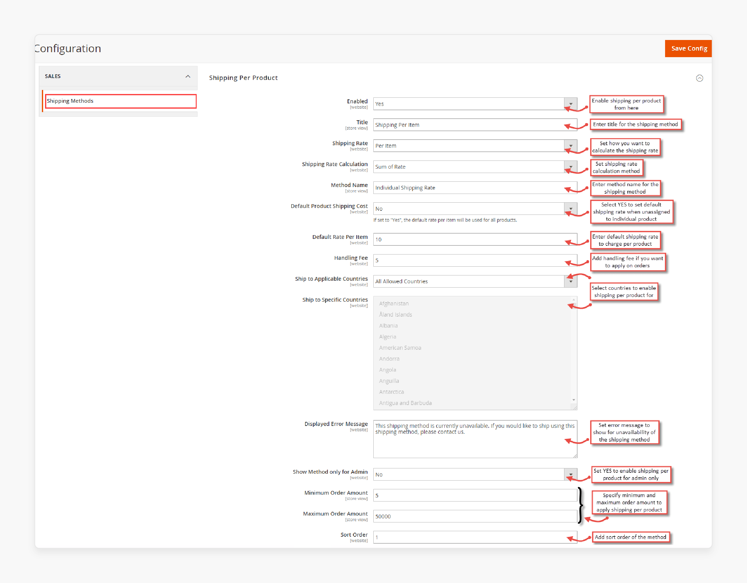 increased flexibility in magento 2 shipping per product by customizing rates based on attributes like weight and destination