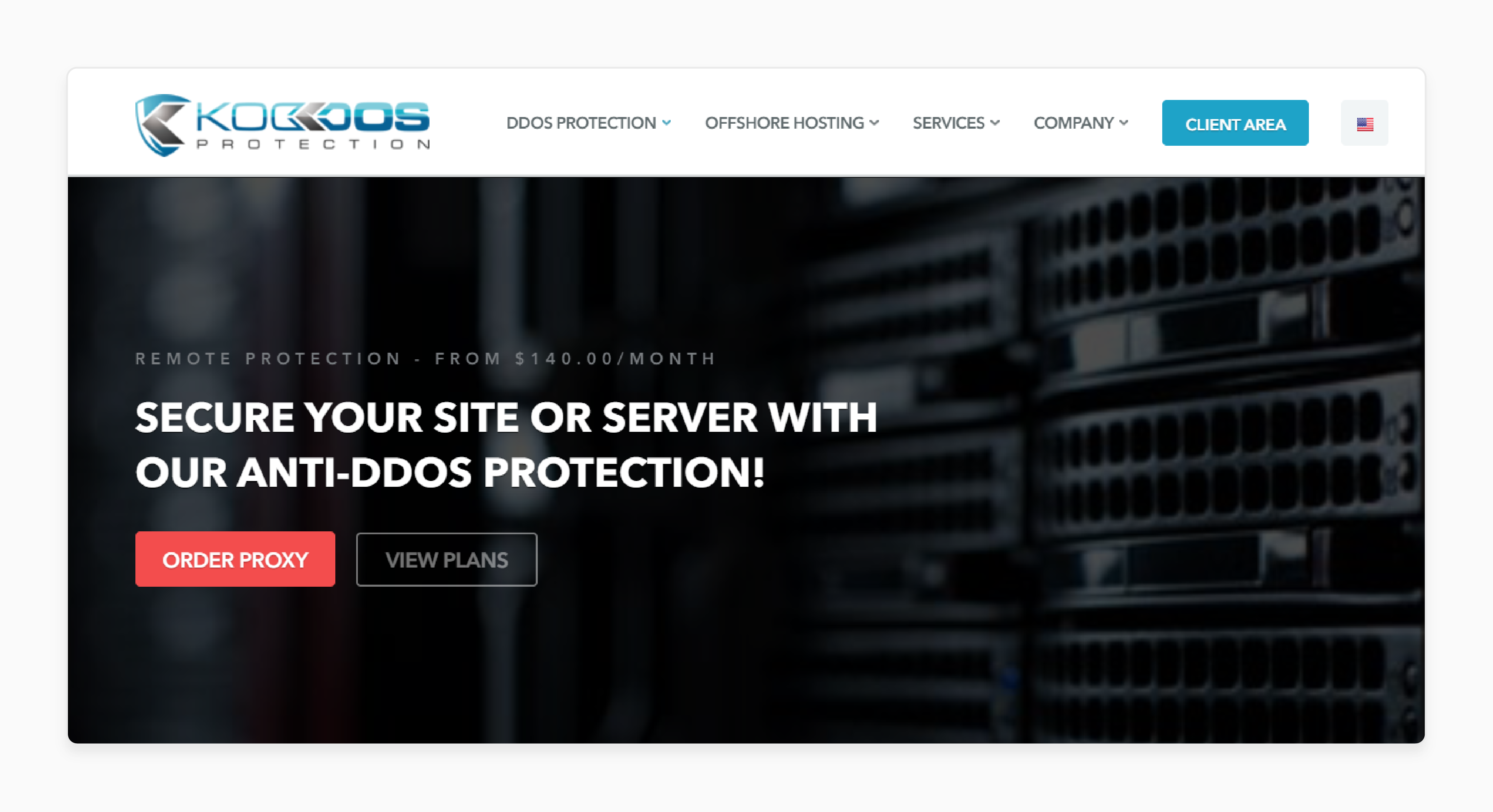 Koddos provides DDoS protection and secure hosting