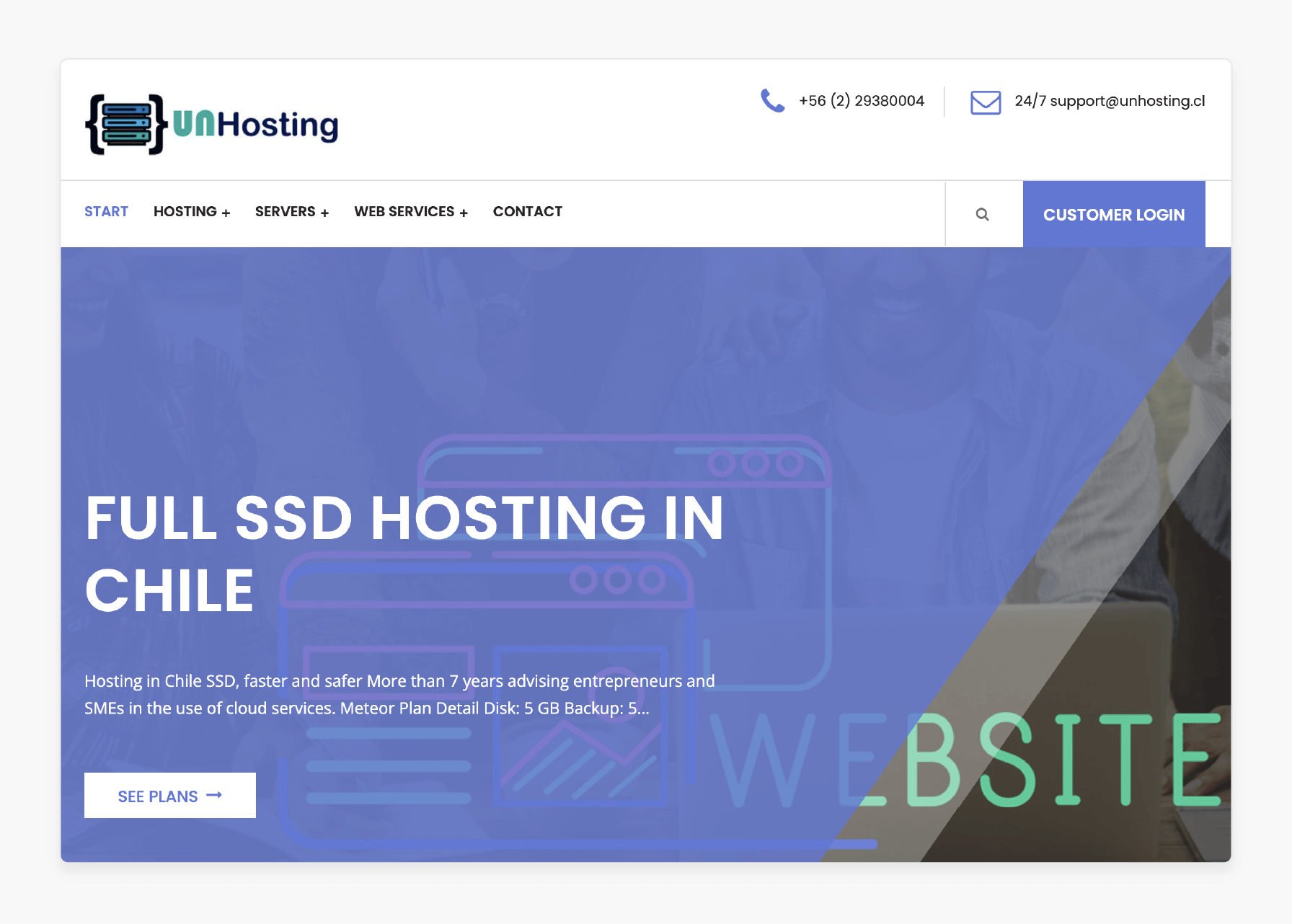 Unhosting providing flexible hosting services in Chile