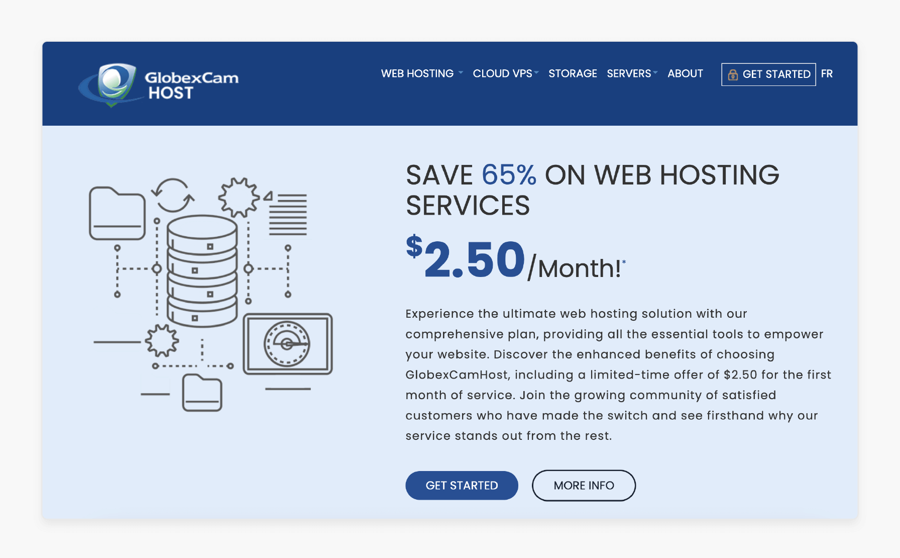 GlobexCamHost providing dedicated hosting solutions for Chilean businesses