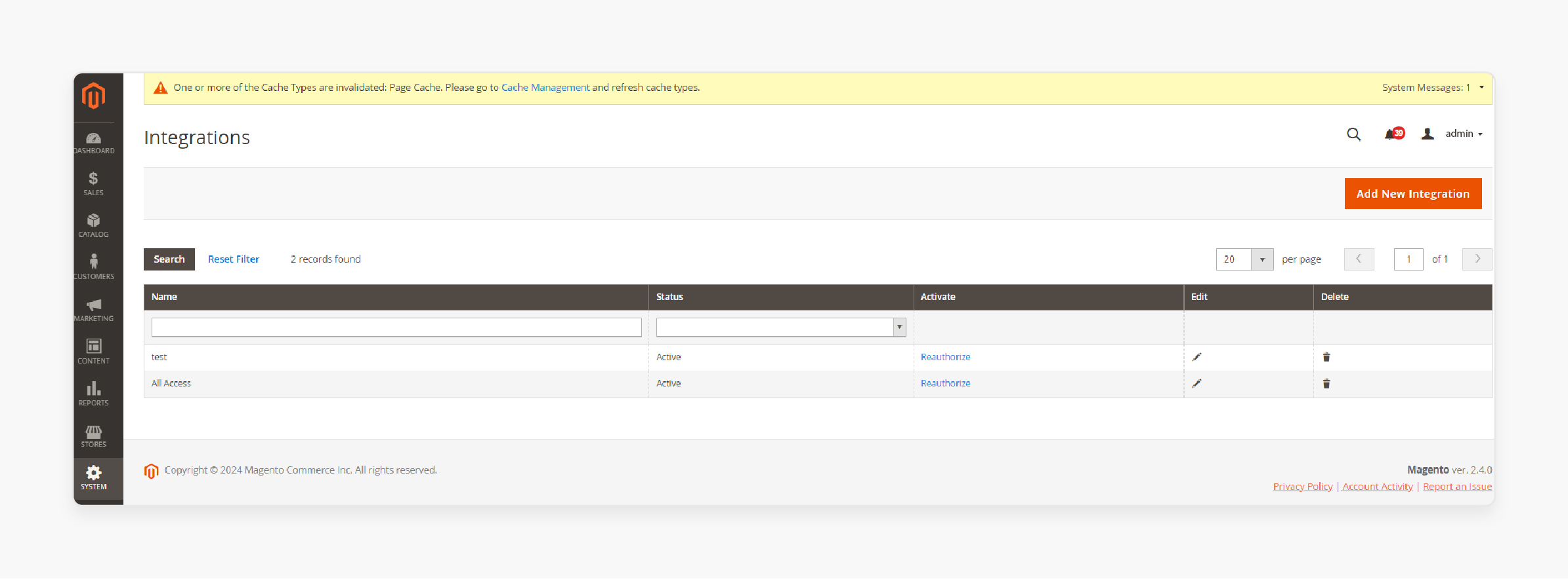 New Integration in Magento 2 Freshsales