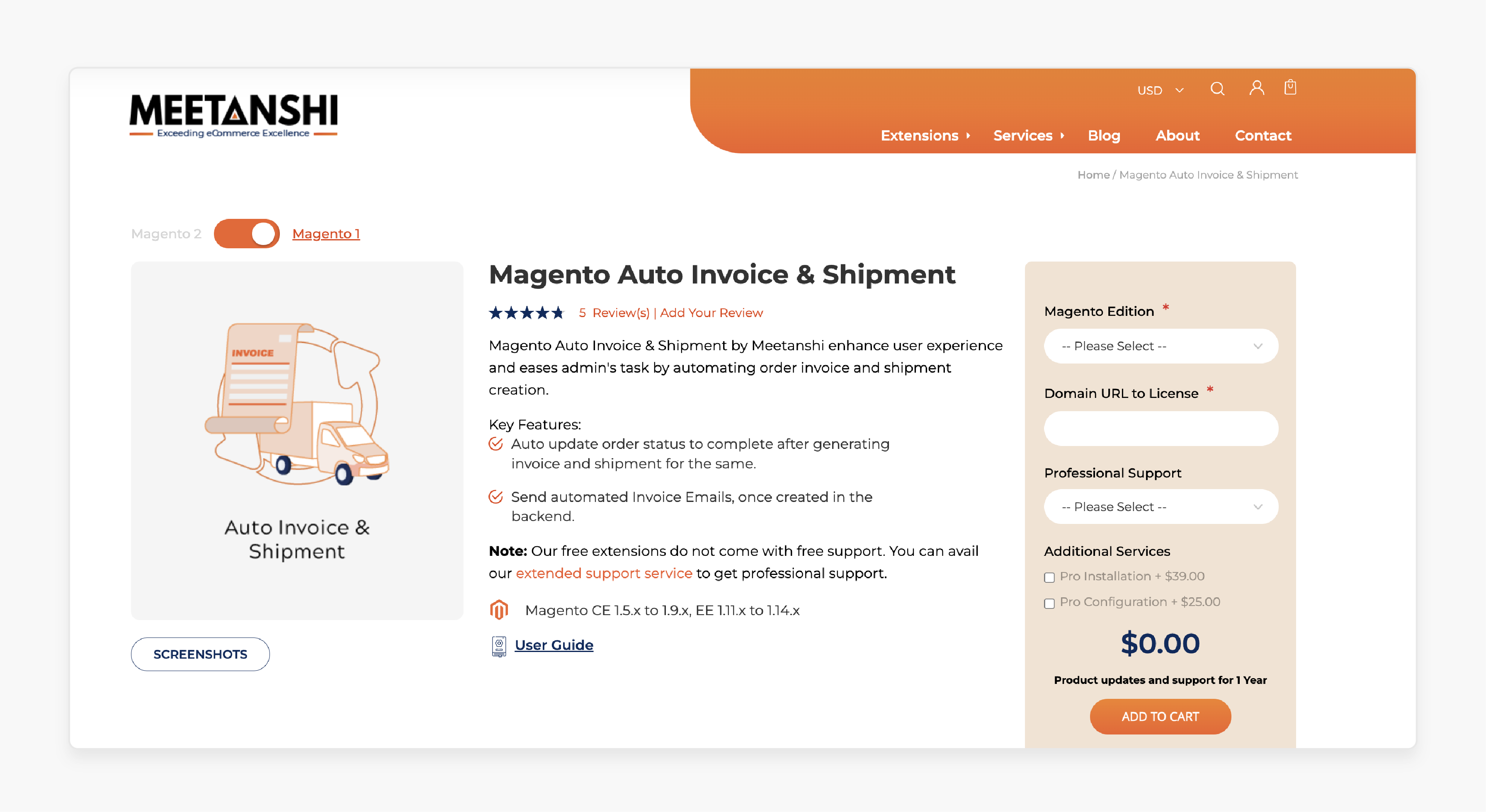 Meetanshi Magento 2 Auto Invoice