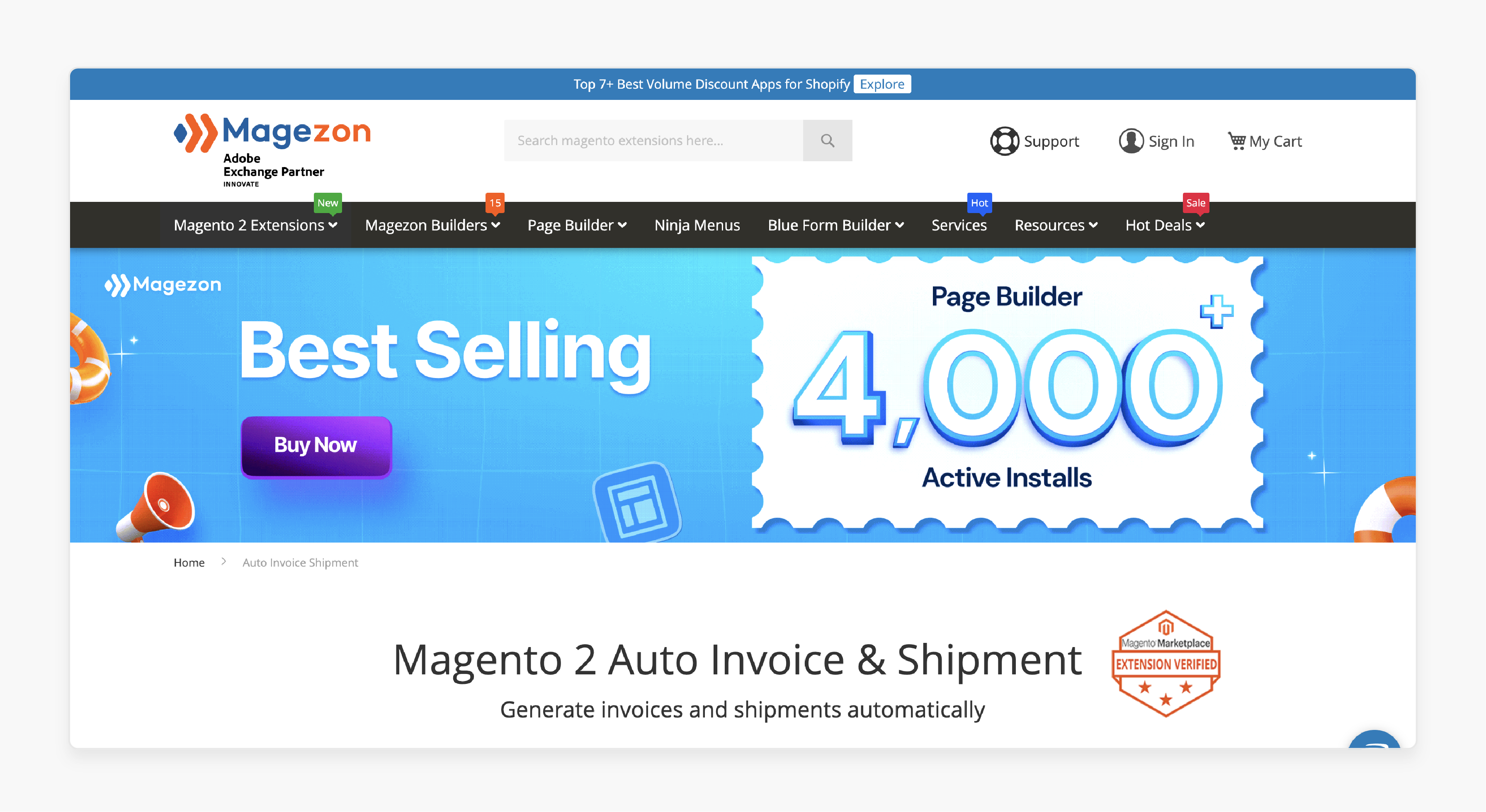 MageZon Magento 2 Auto Invoice