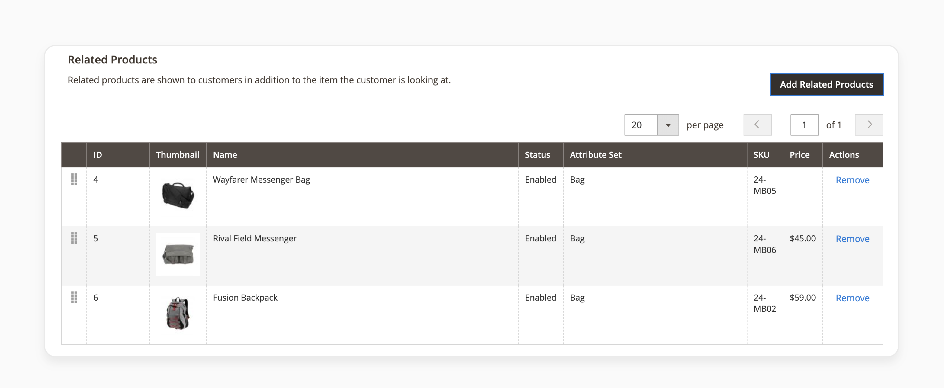 saving related products in magento 2 admin panel for product recommendation rules