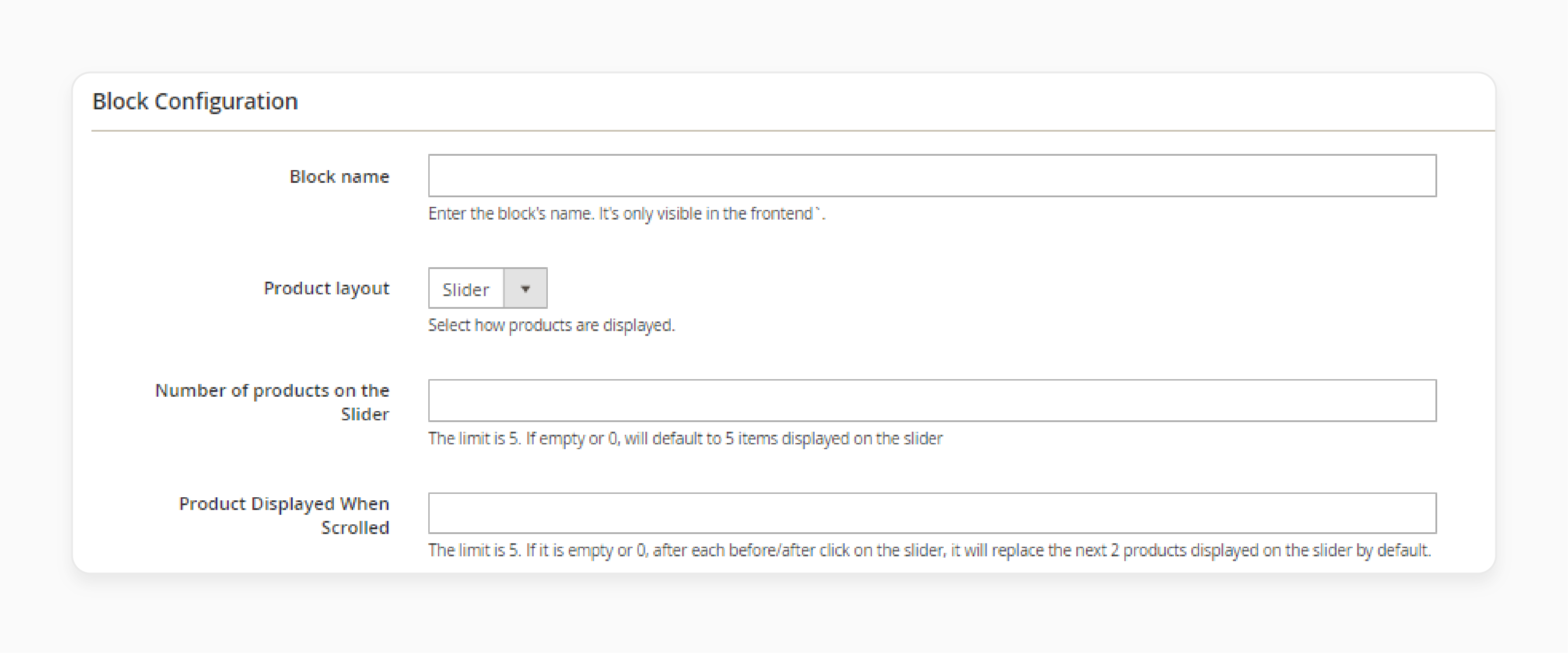 configuring related products block in magento 2 with block name and layout settings