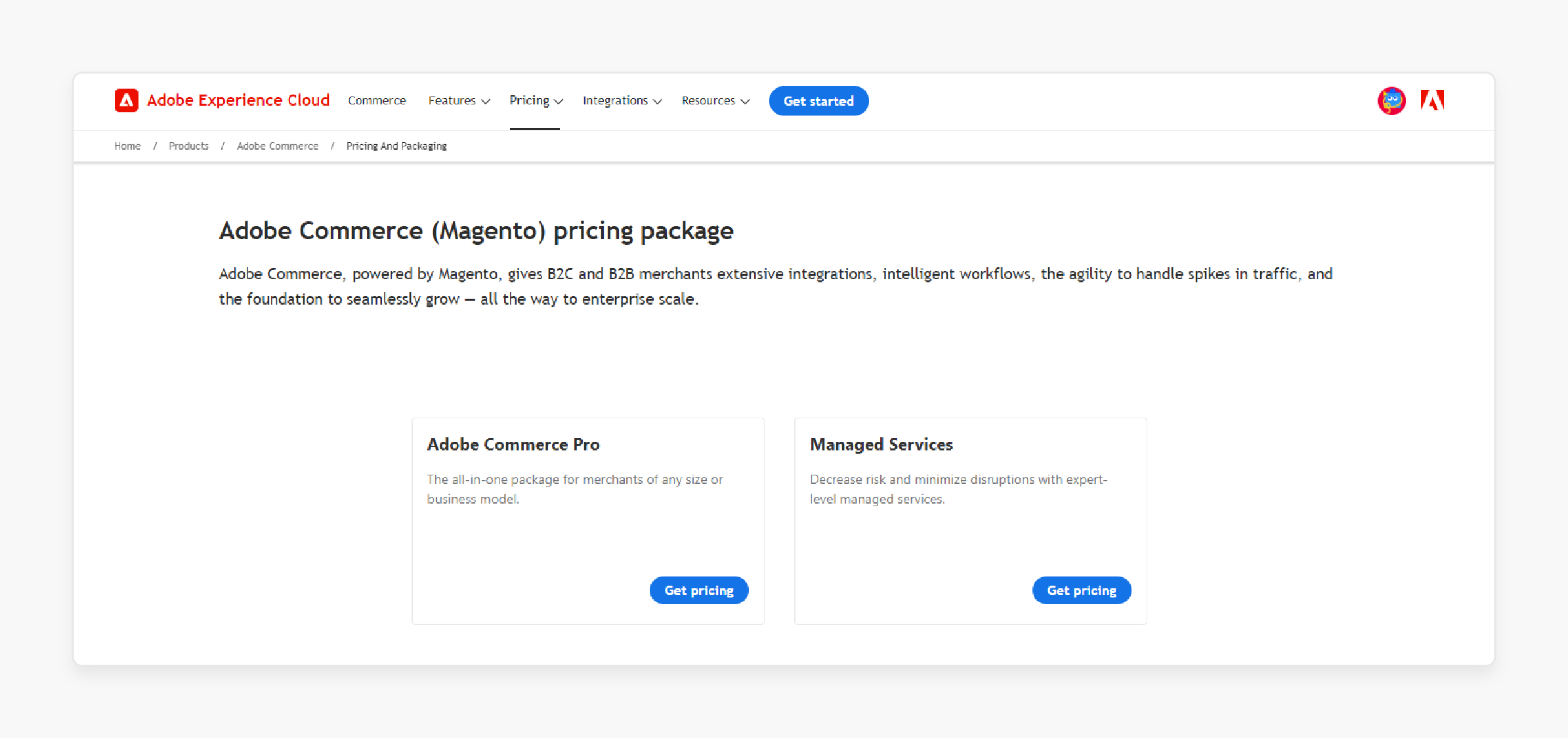 Magento pricing compared across platforms