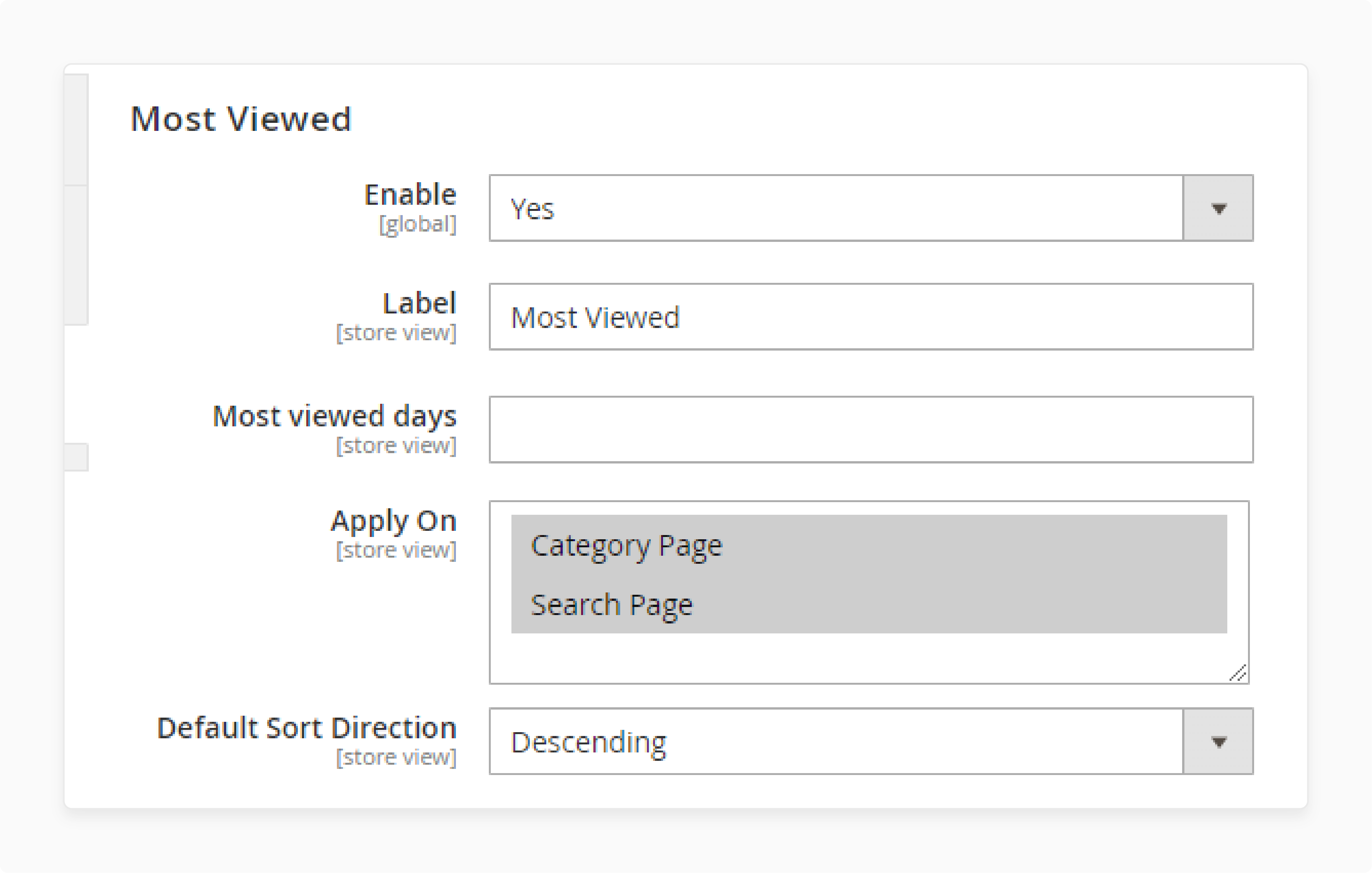 Customize Any Sorting Attribute