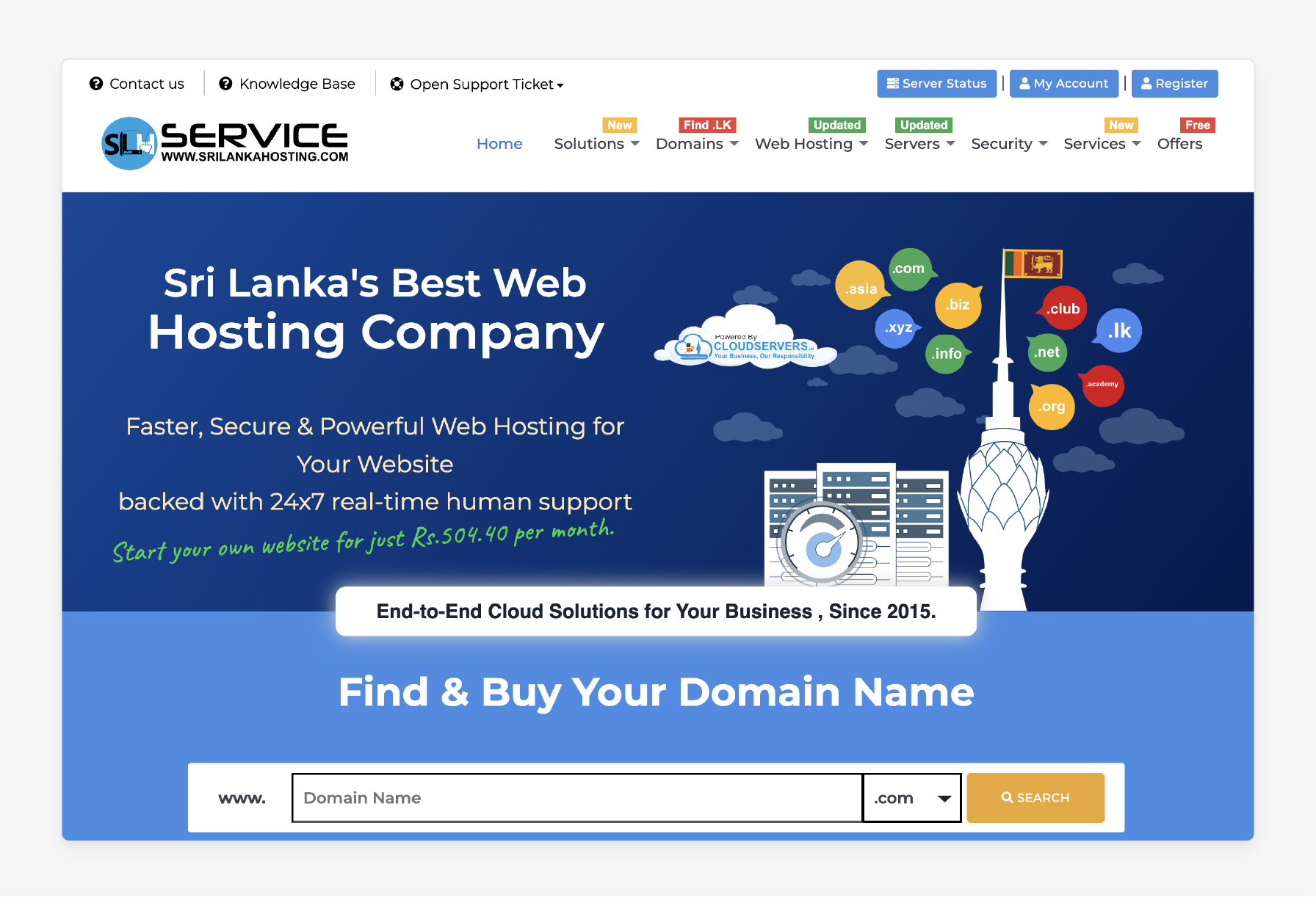 Sri Lanka Hosting offering secure Magento hosting