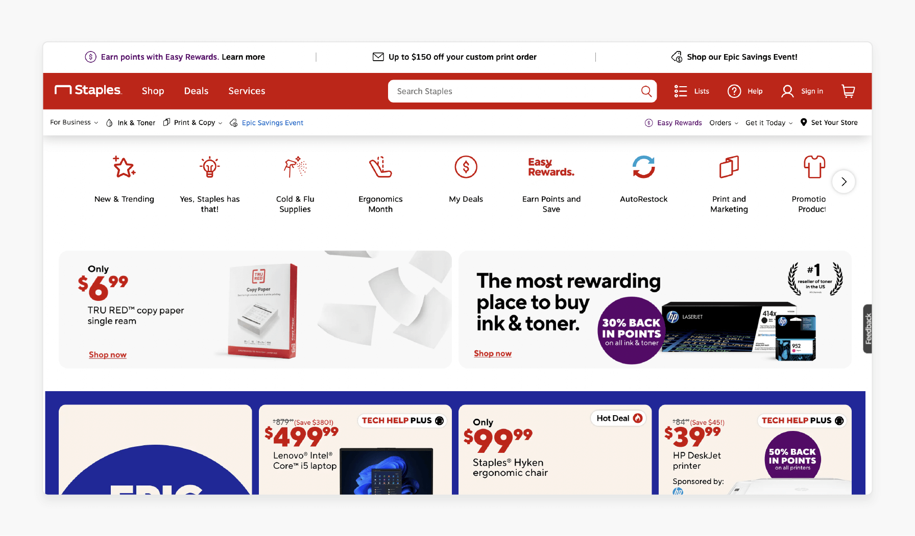 Staples Online Store