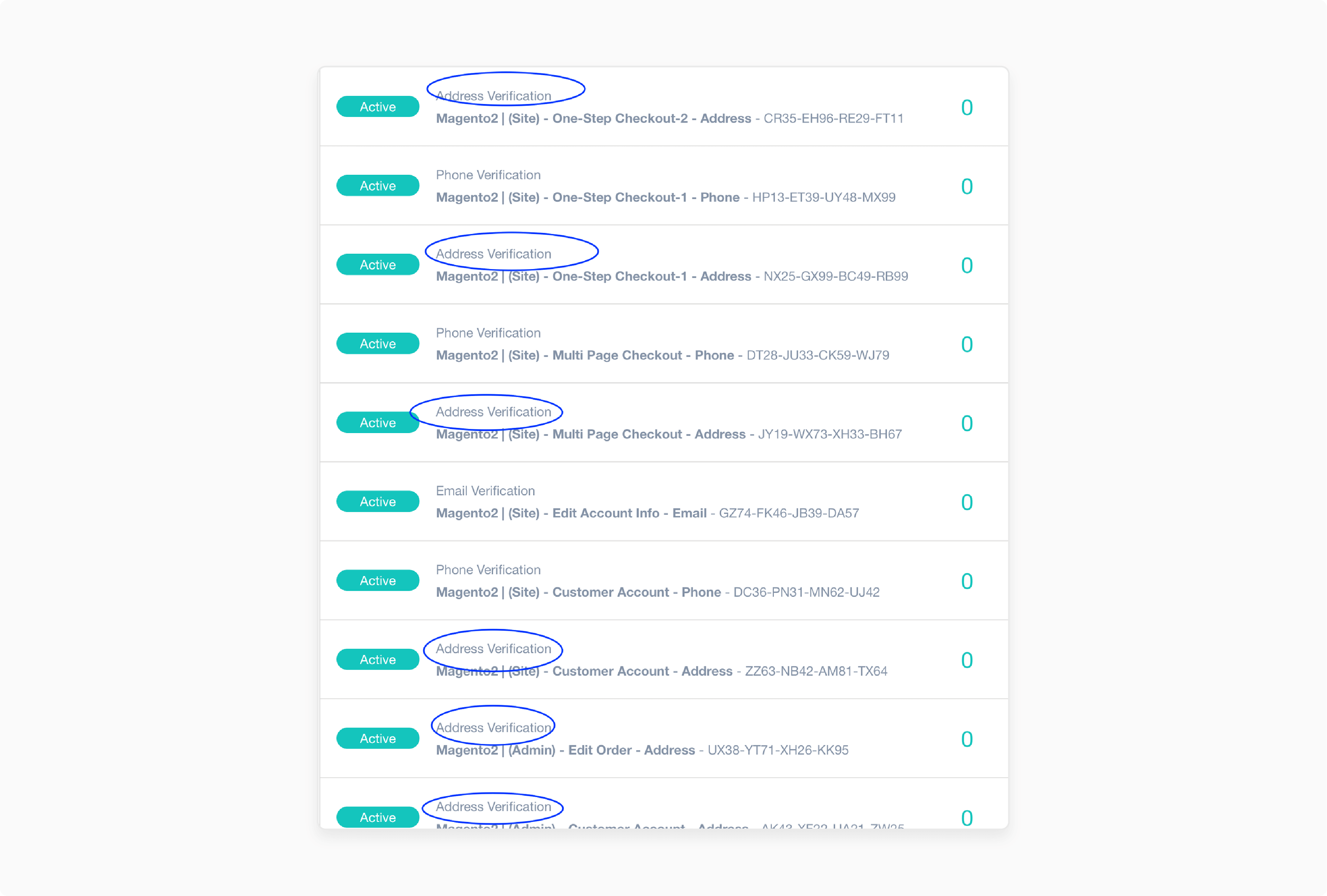 Add the address fields in the loqate magento 2 plugin settings