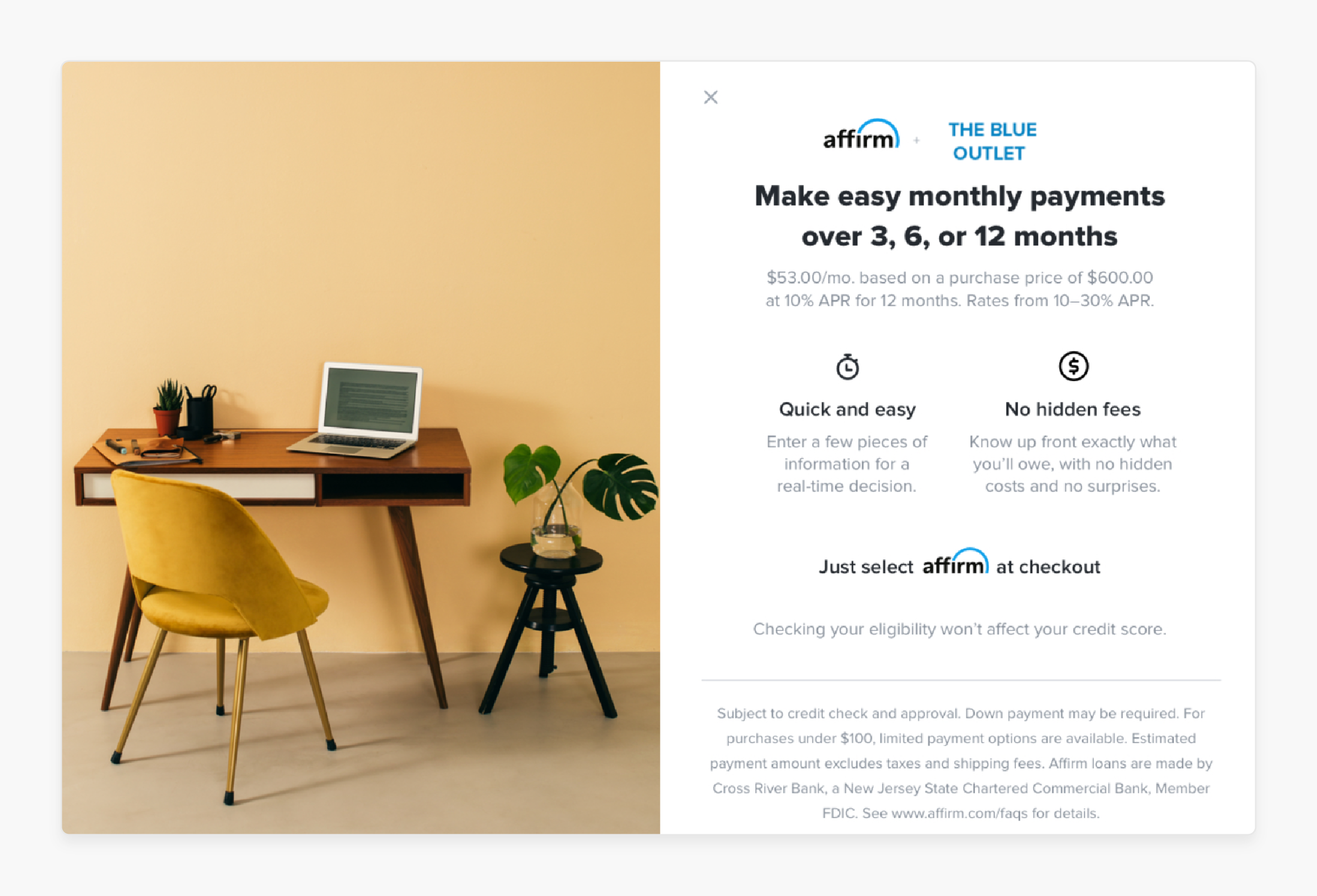 Flexible payment feature in Affirm Magento 2 Extension