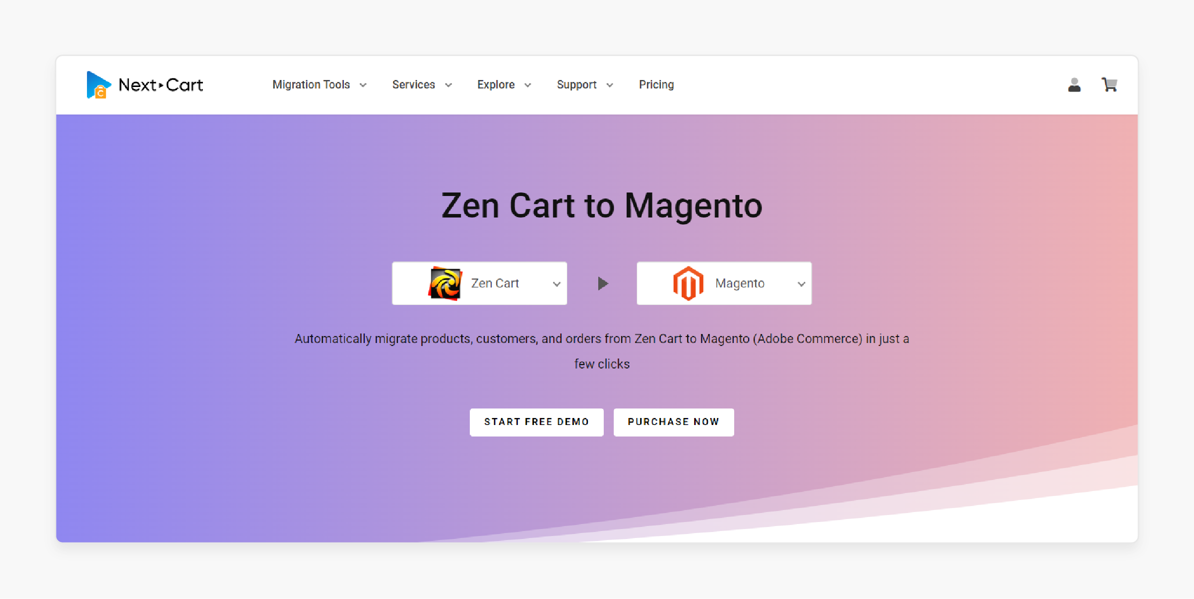 Next-Cart migration tool for Zen Cart