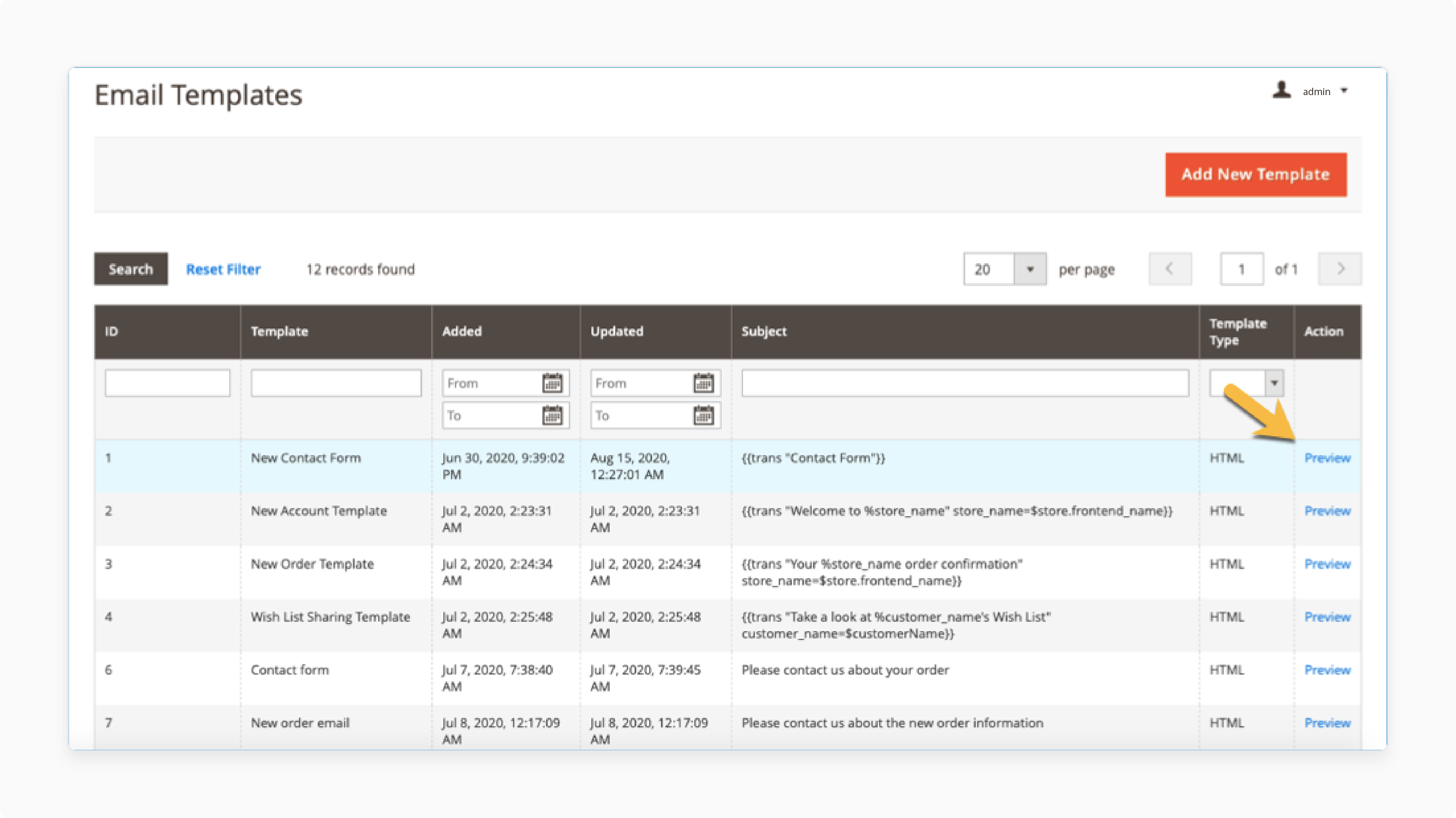 Method 1-Preview Templates From Template Grid-3
