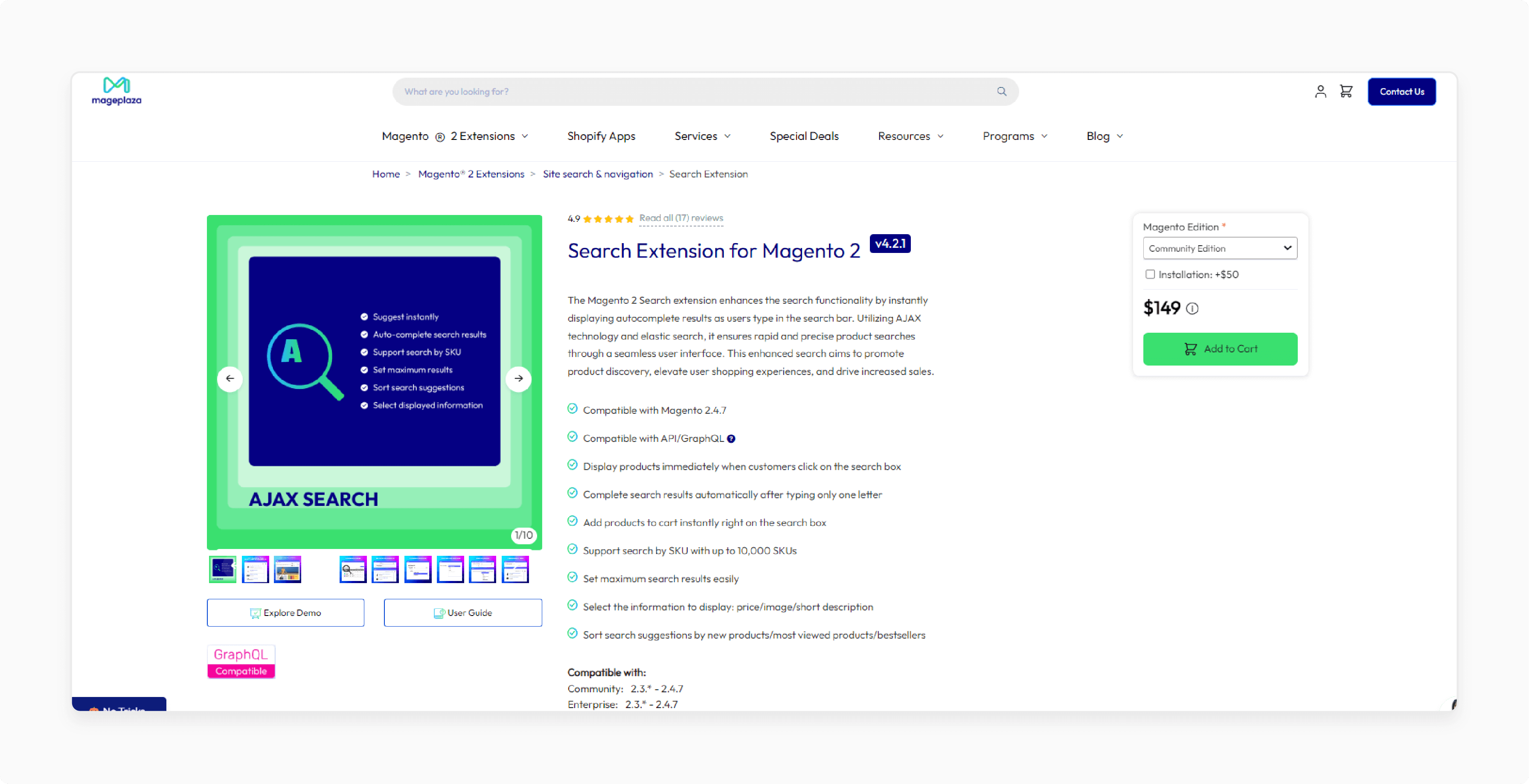 Mageplaza Algolia Search Extension