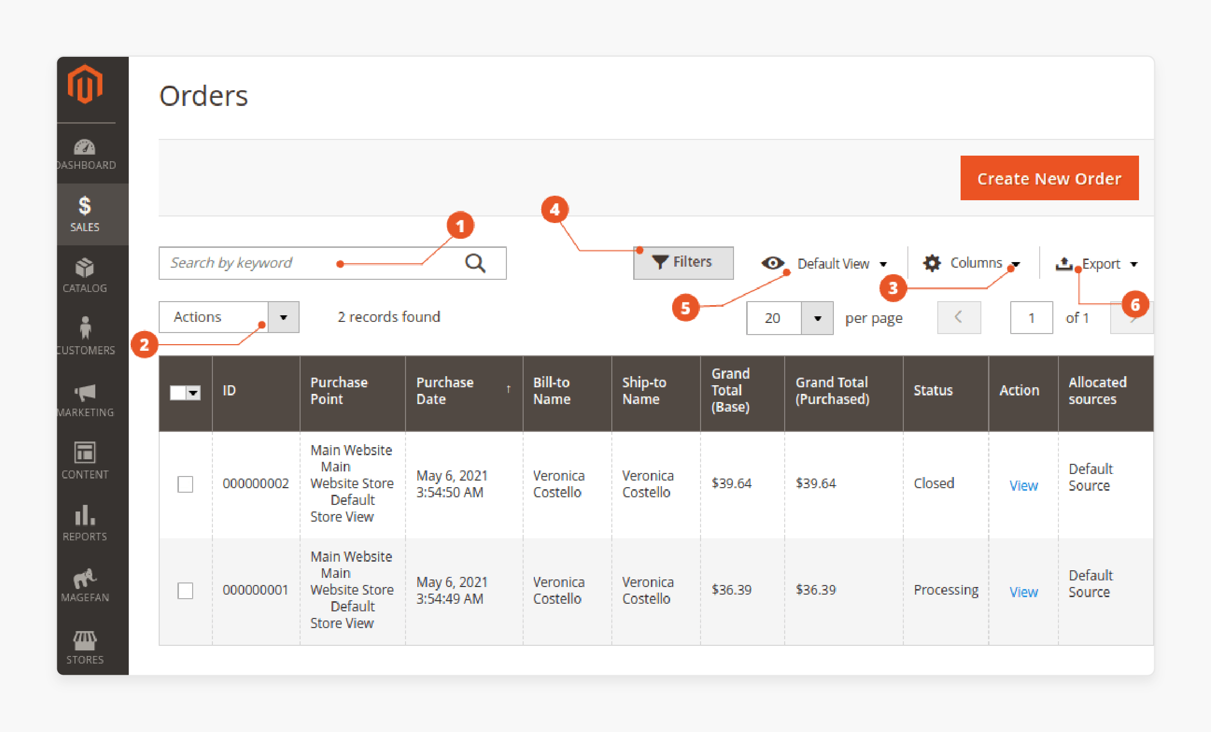 Streamlined Order Management via Magento 2 Management Service