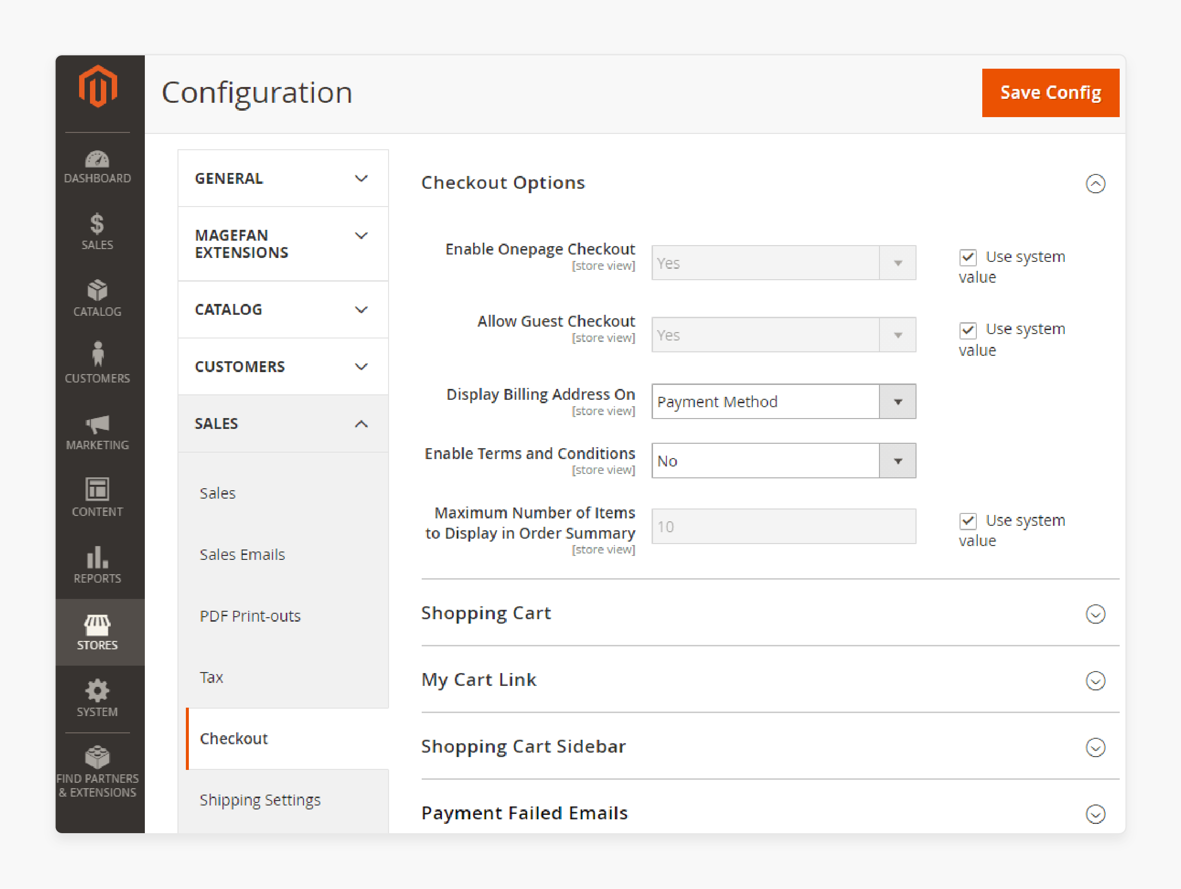 Customizable Checkout via Magento 2 Management Service