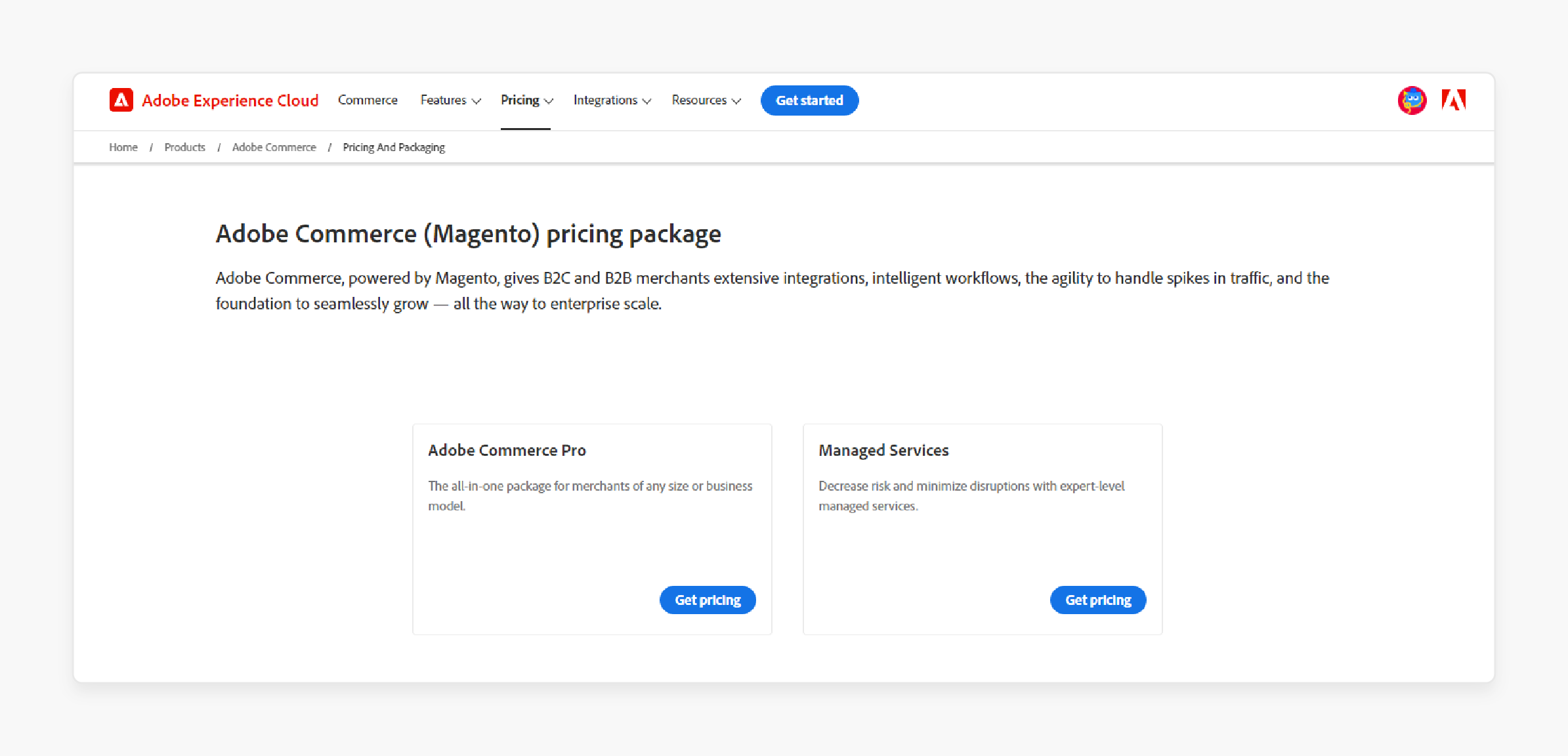 Magento pricing for e-commerce businesses