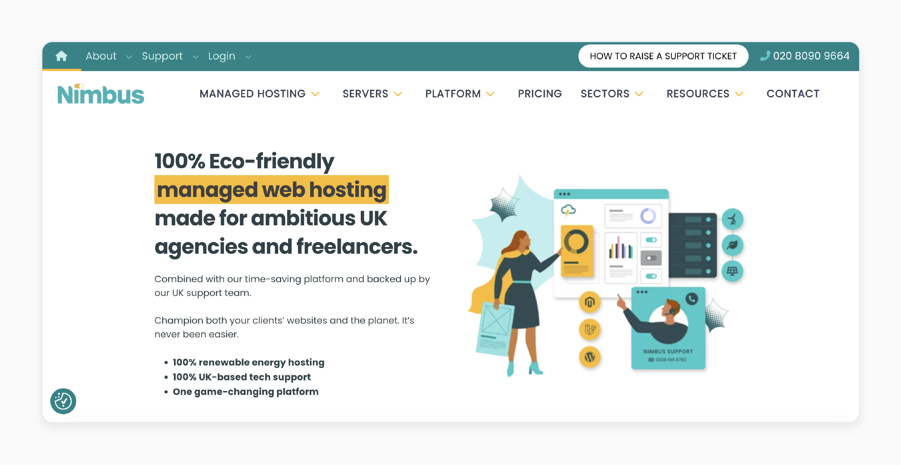 Nimbus Hosting for Magento stores in Kent