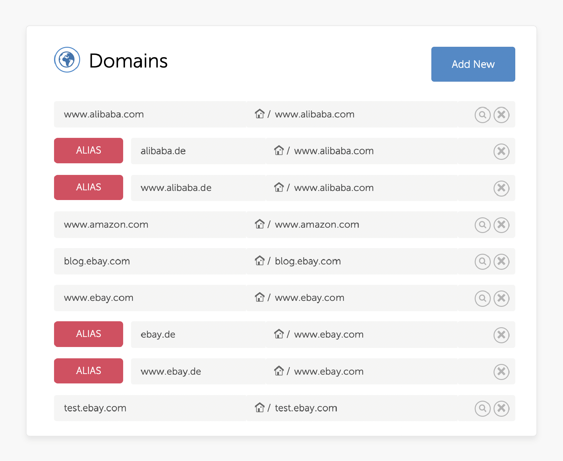 Simplify Domain and DNS via Magento Control Panel