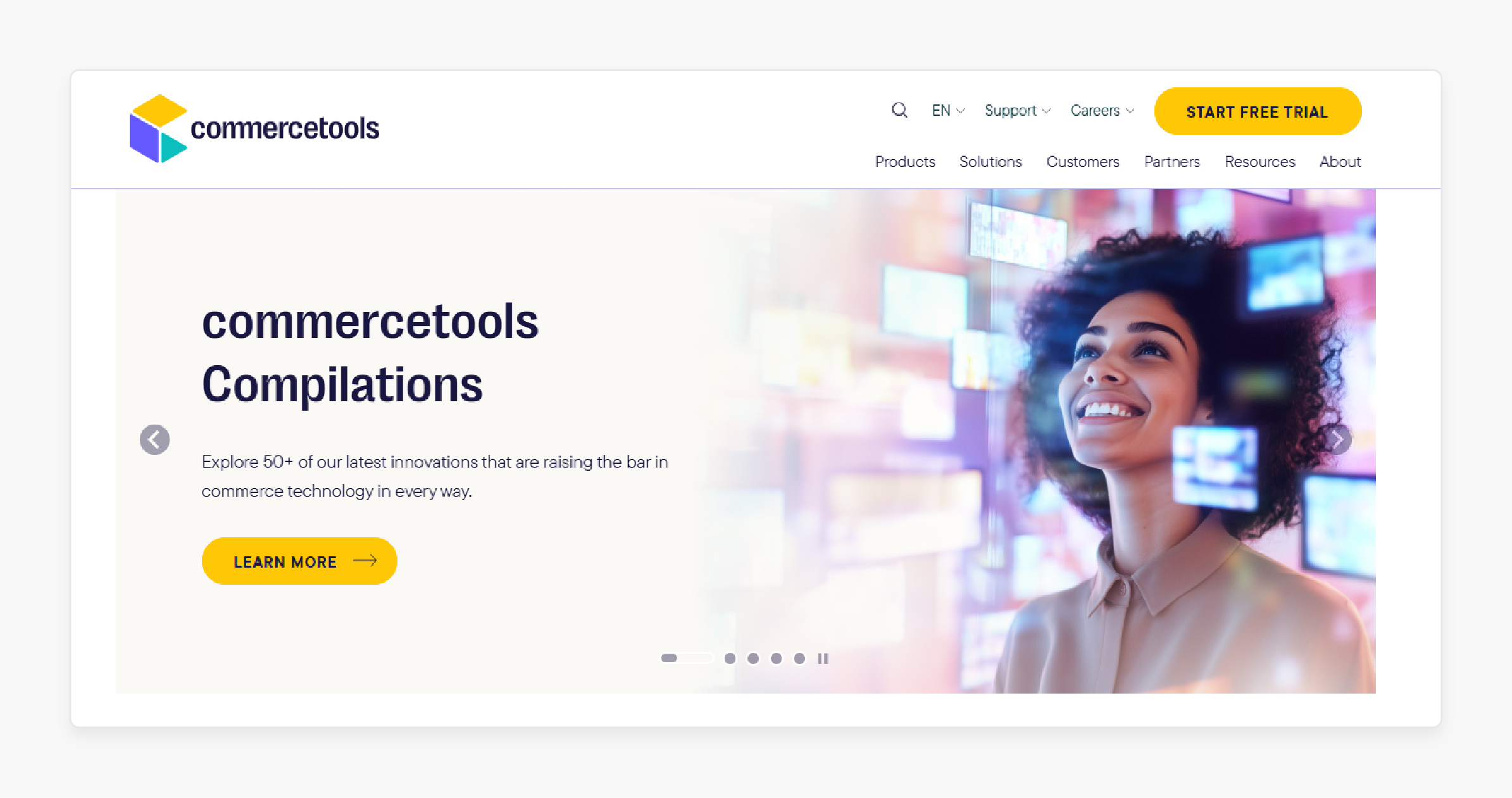 CommerceTools API-first eCommerce platform