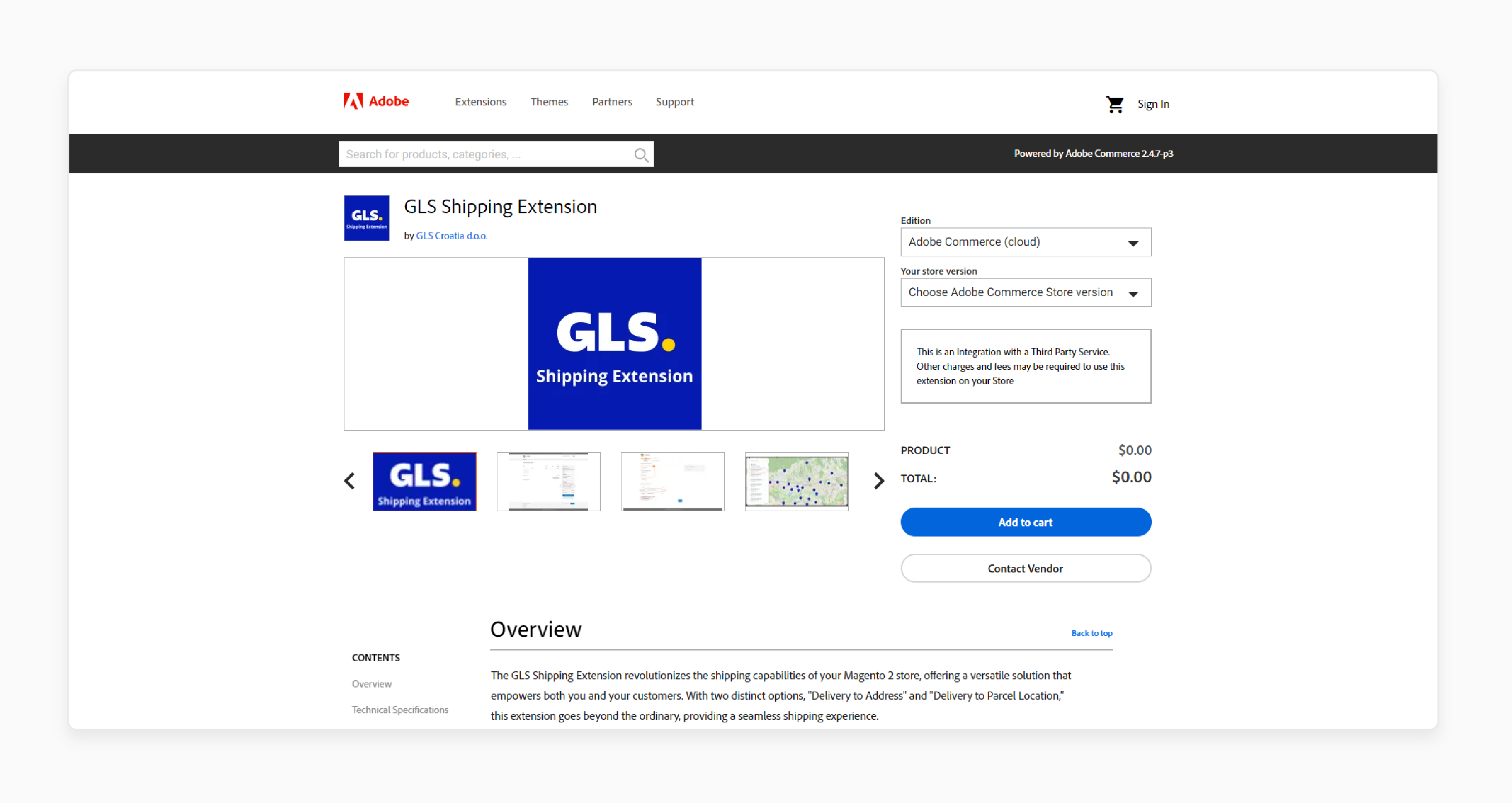 GLS Croatia extension for local Magento shipping