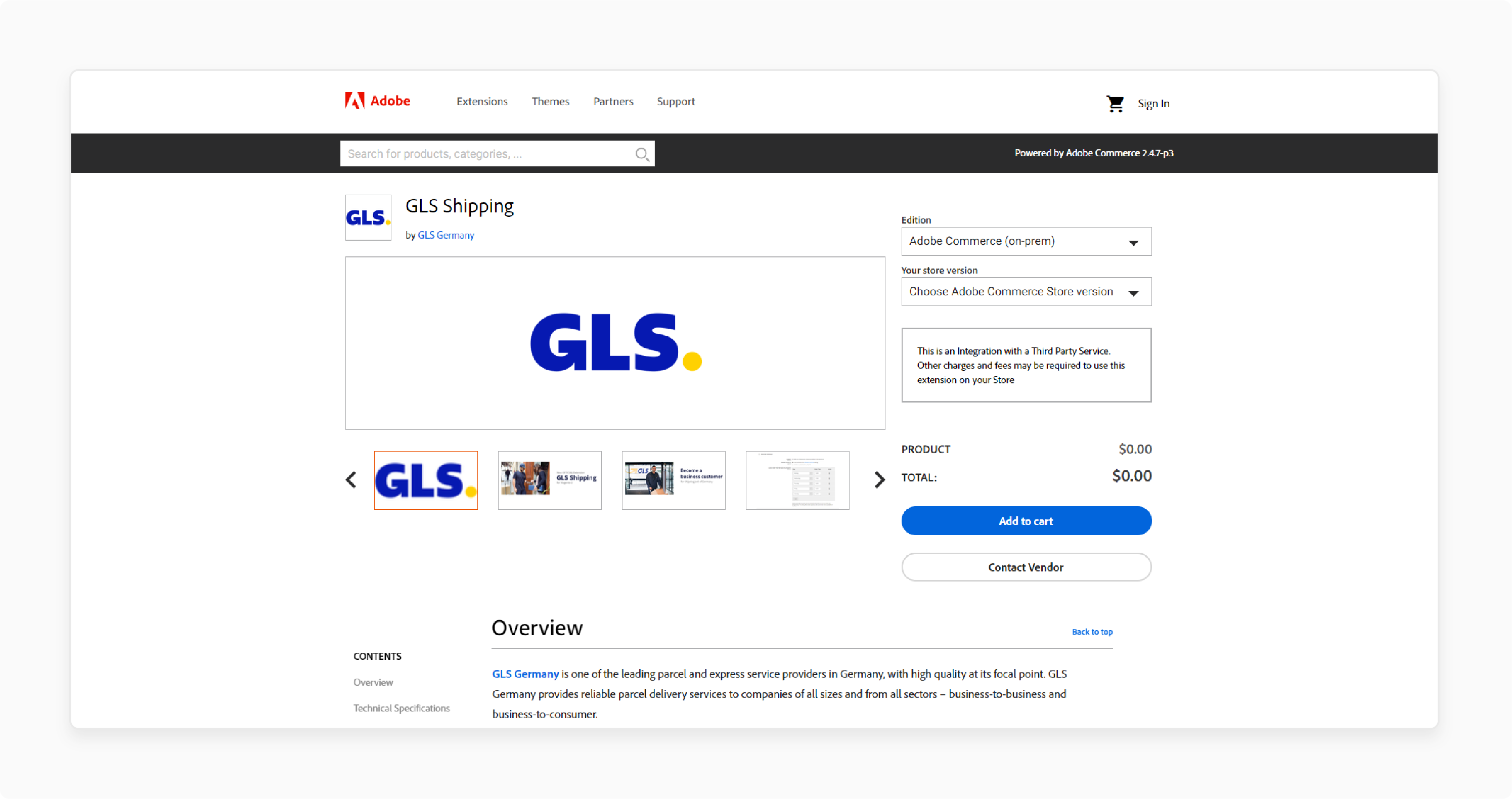 GLS Germany for dependable shipping