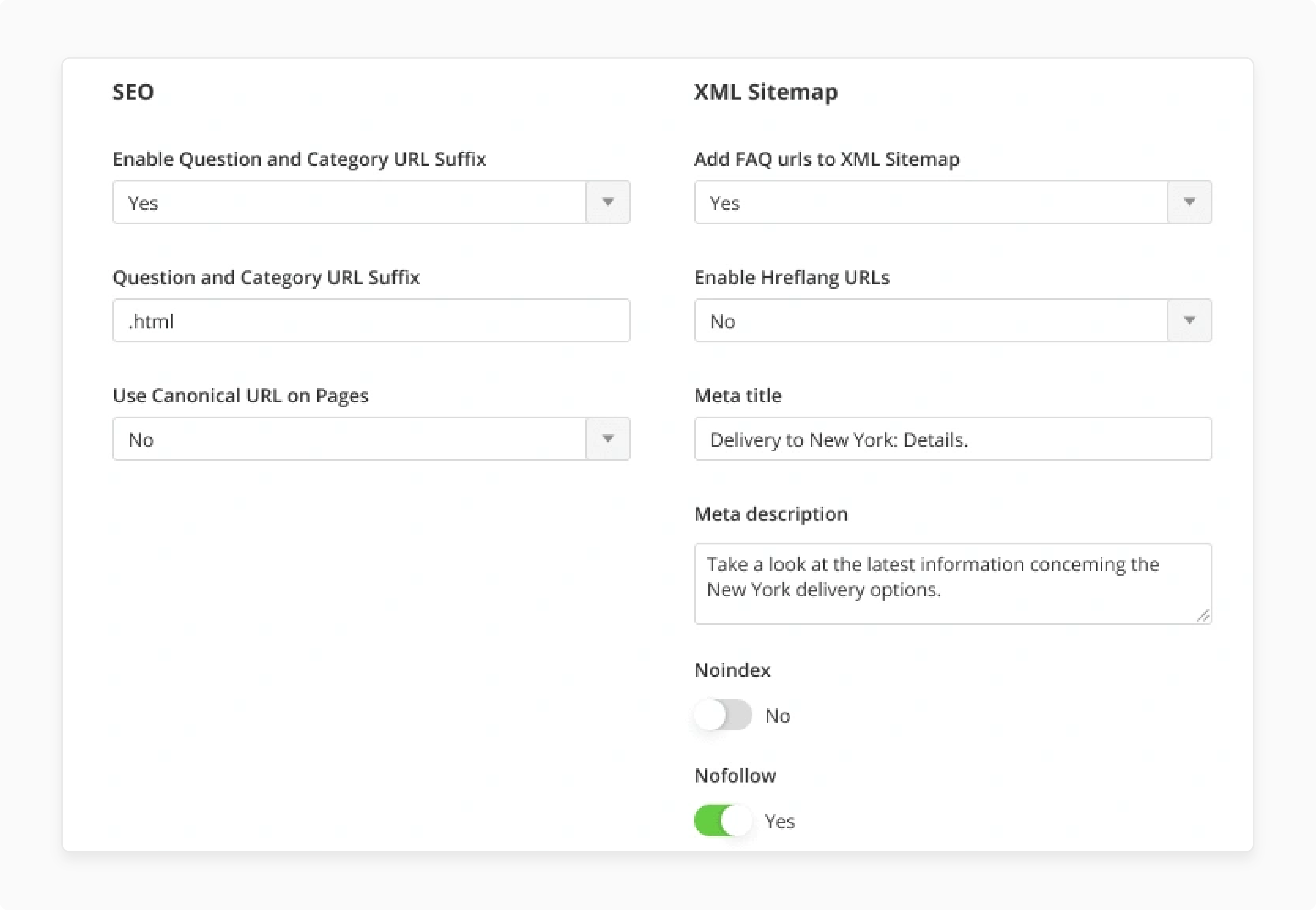 Modify FAQ URLs in Magento 2 FAQ Module